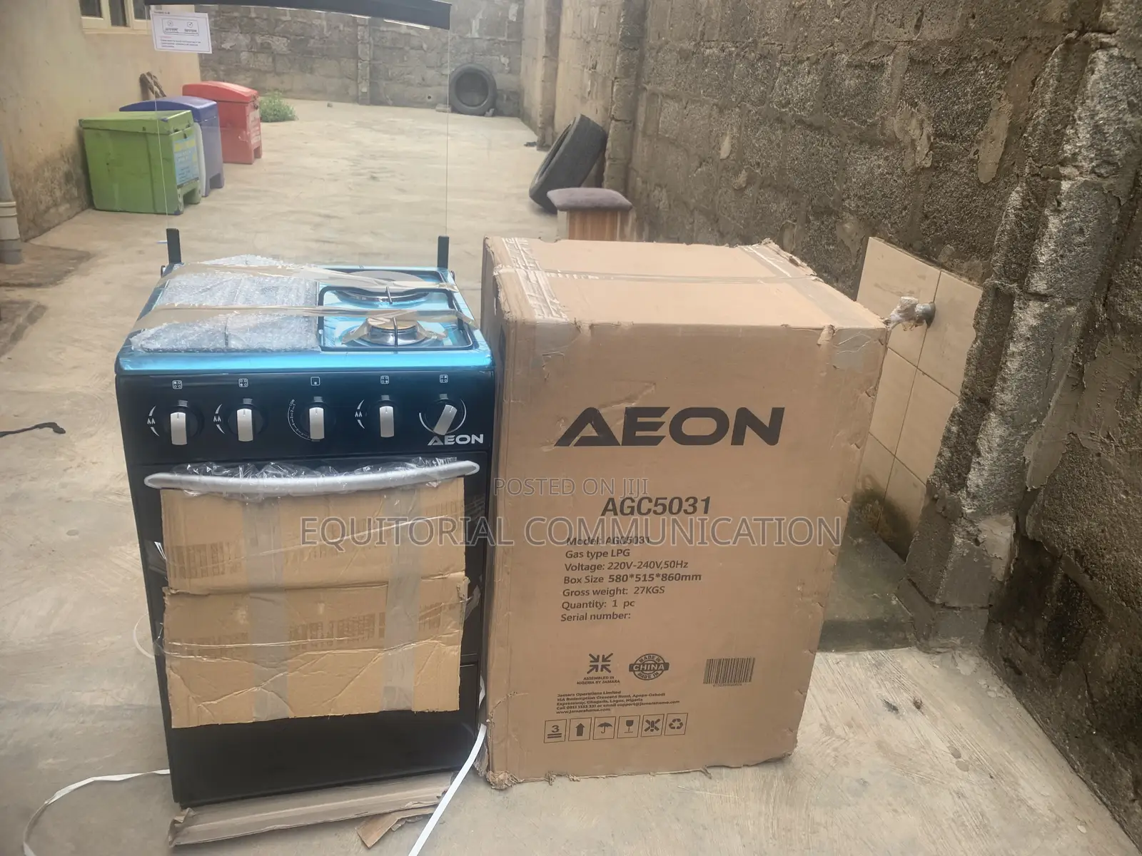 Aeon 3 Gas + 1 Electric Cooker With Oven – Agc 5031