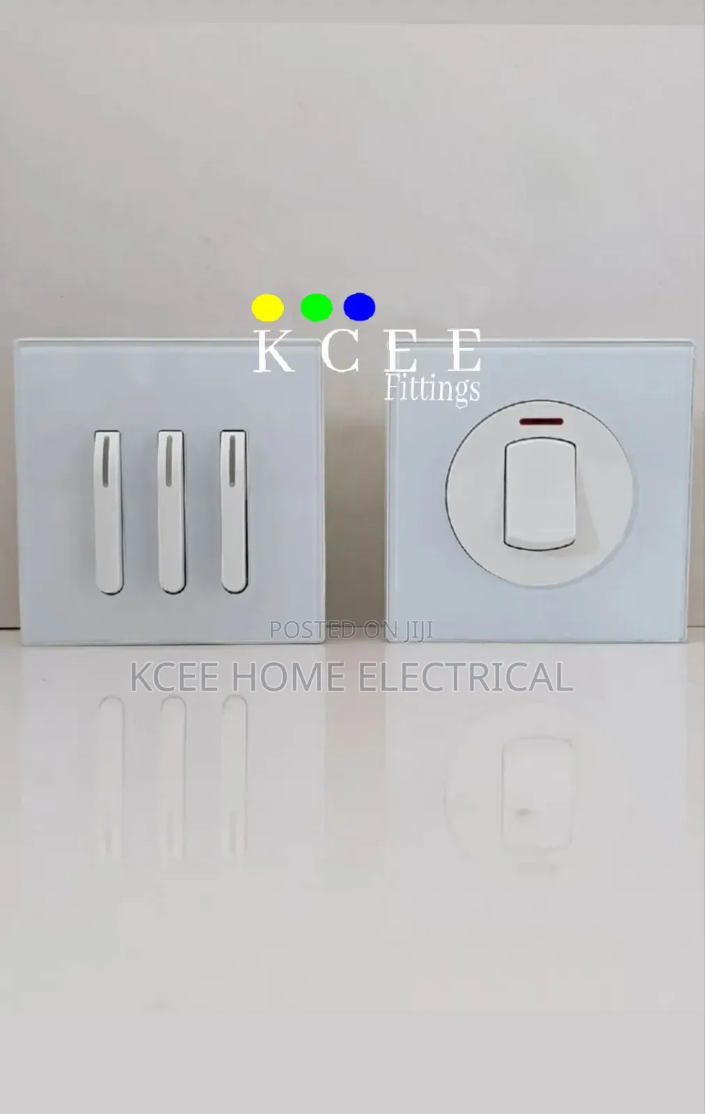 3 - Gang Luxury Acrylic Wall Switch
