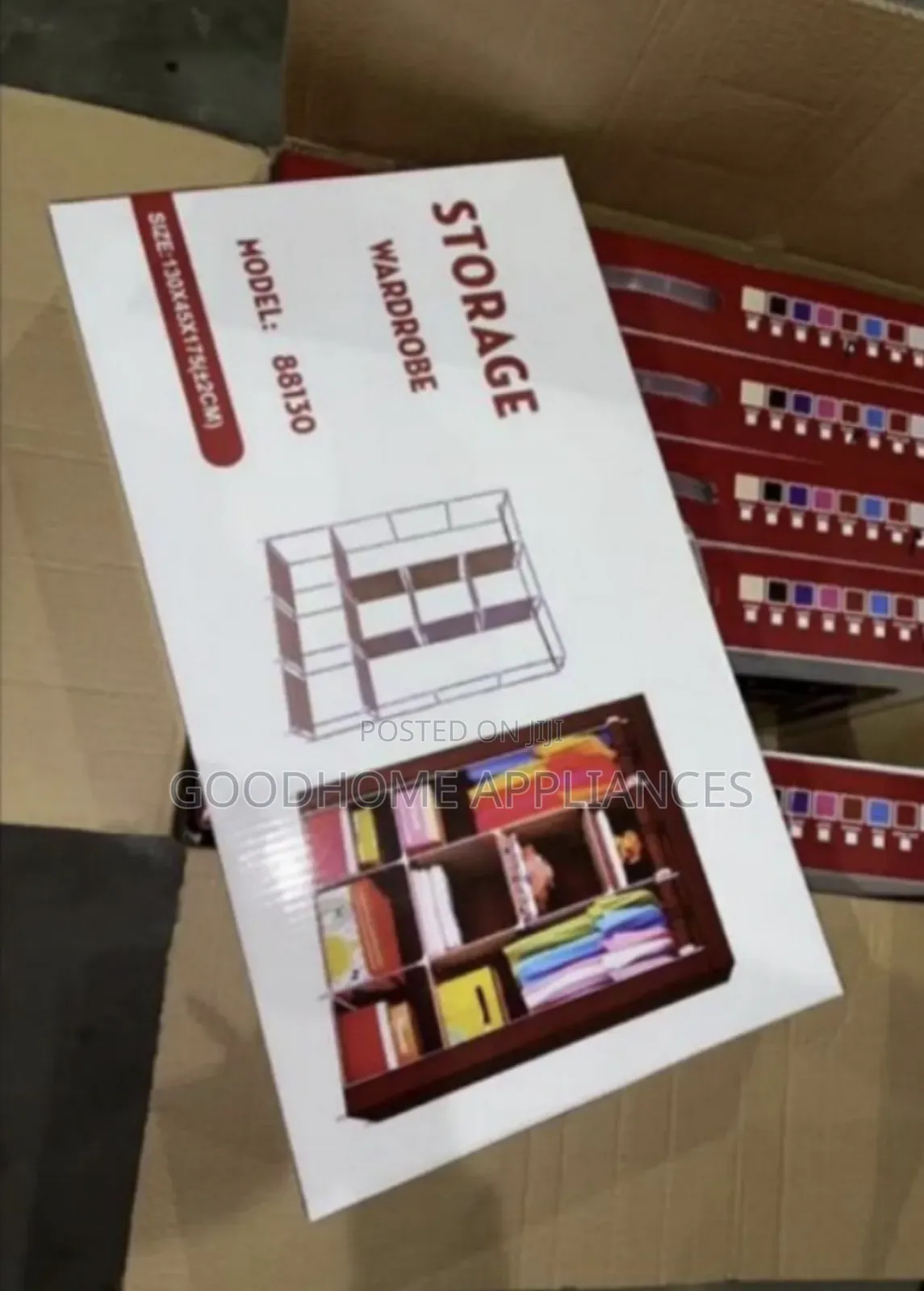 Foldable Double Rod Wardrobe