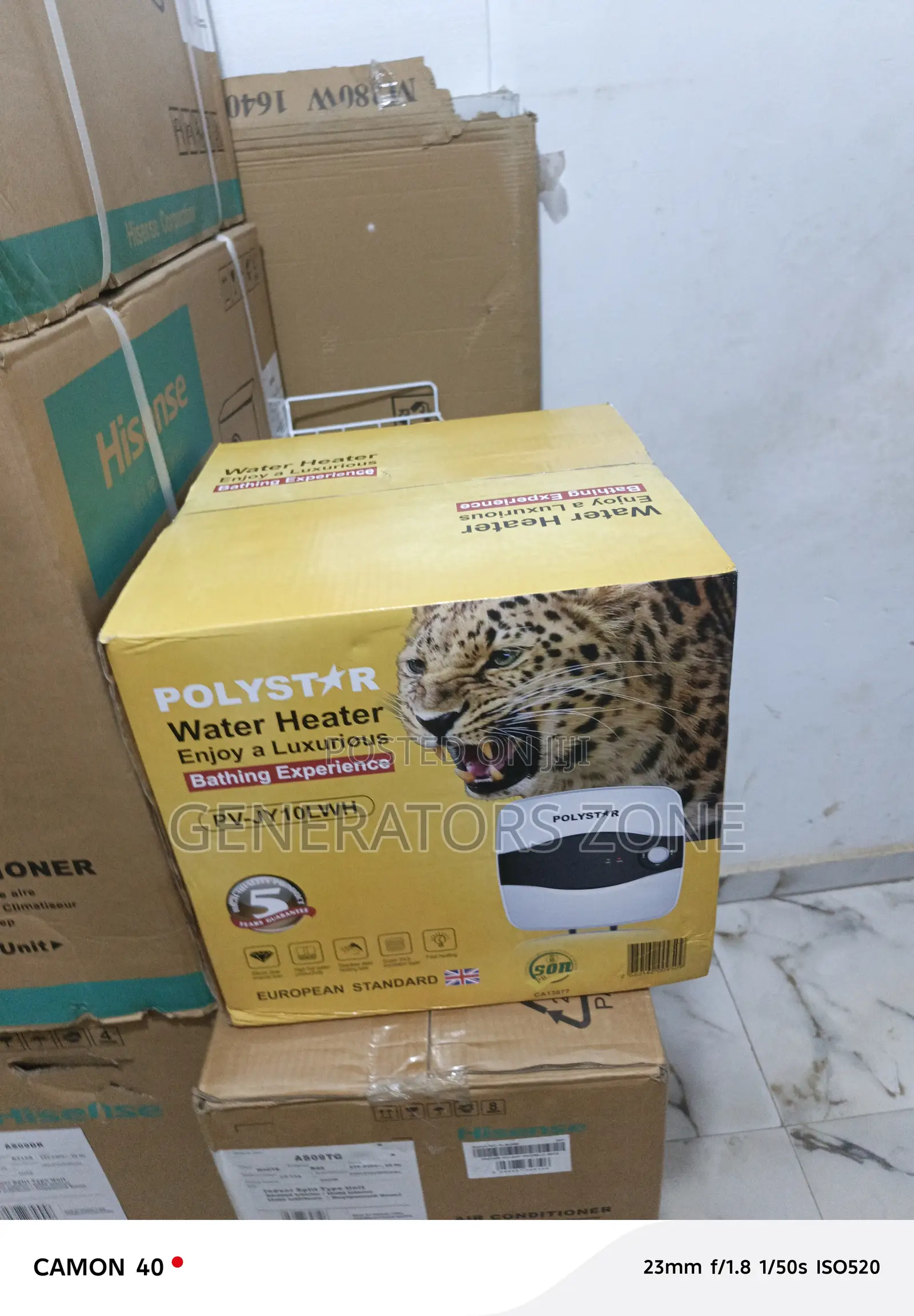 Safe Fast Heating Polystar Water Heater (Pv-Jy10lwh)
