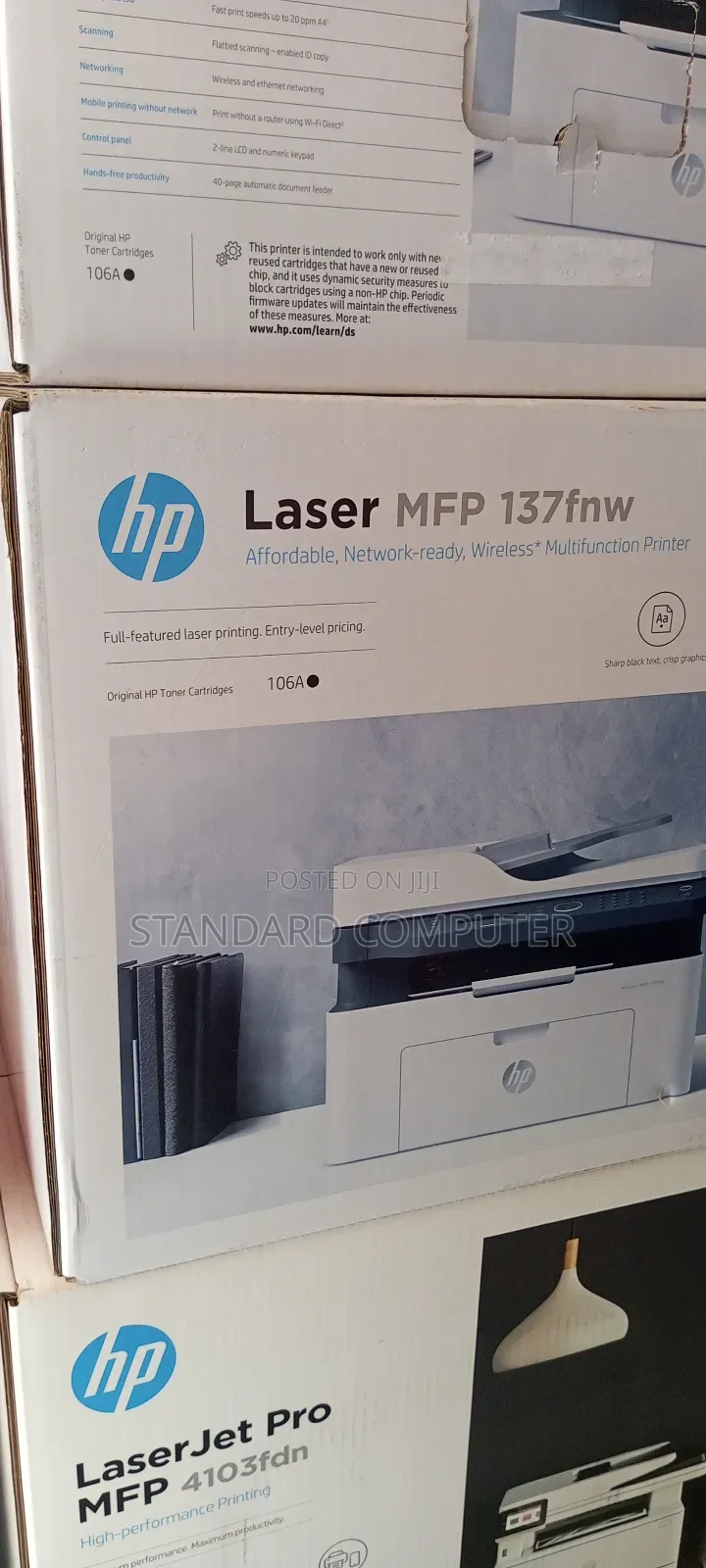 Hp Laserjet Printer MFP 137fnw