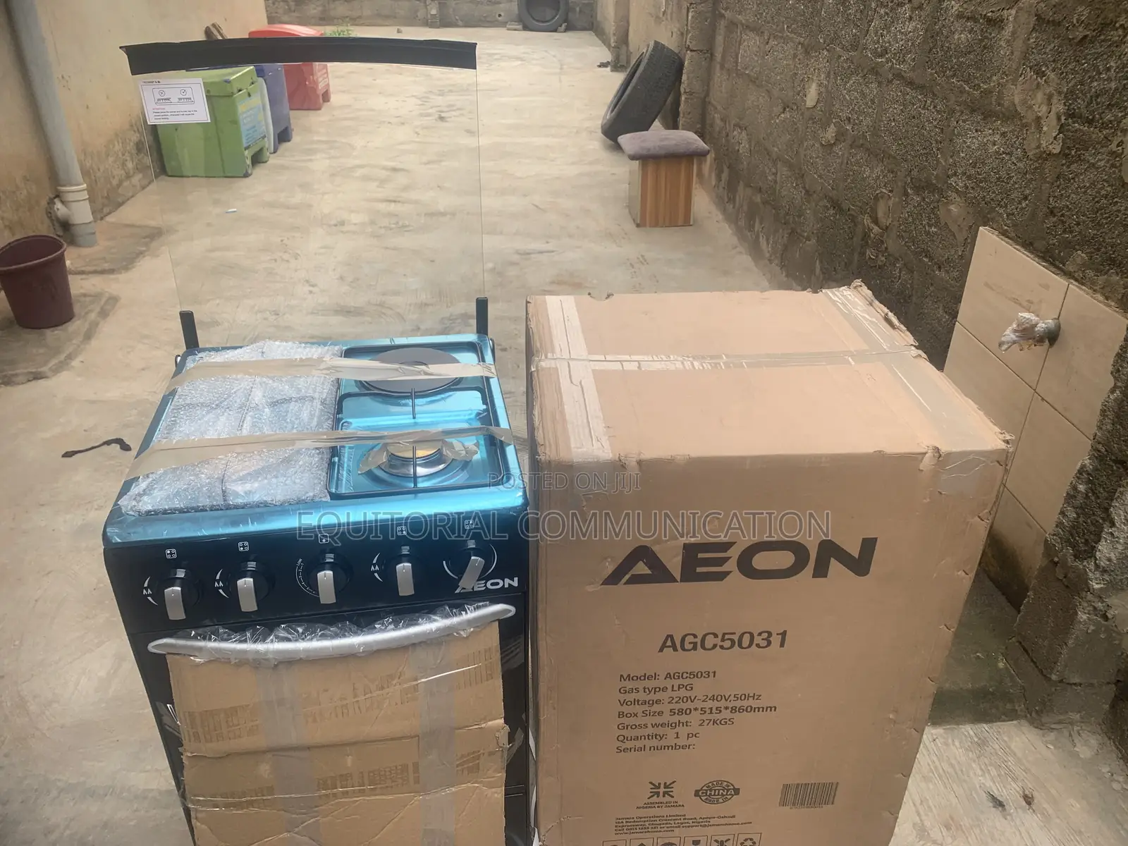 3 Burners + 1 Hotplate – Aeon Agc 5031