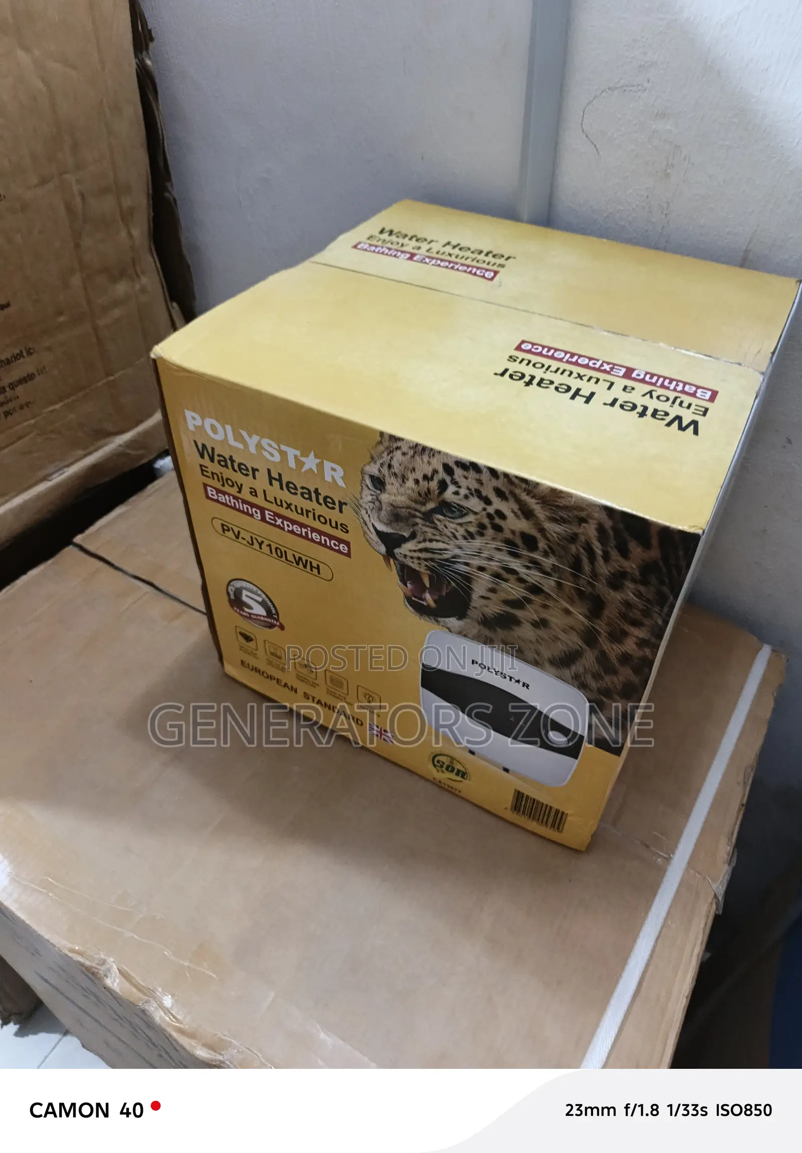 Ortable Polystar 10l Water Heater Pv-Jy10lwh