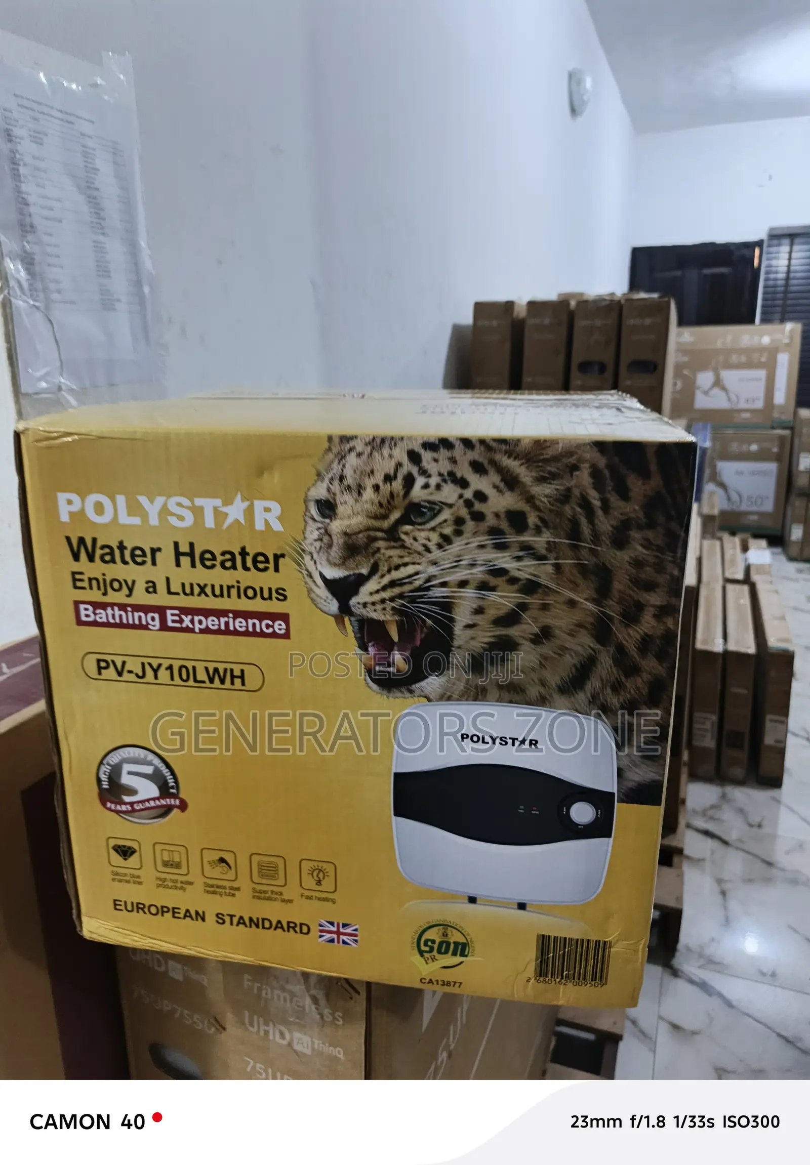 Polystar 10l Water Heater – Instant Warmth Pv-Jy10lwh