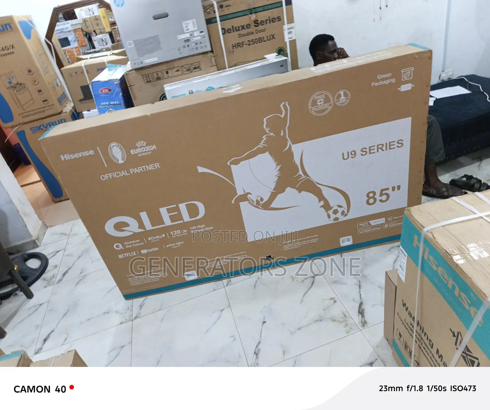 Event-Ready Display – Hisense 85-Inch Smart Tv