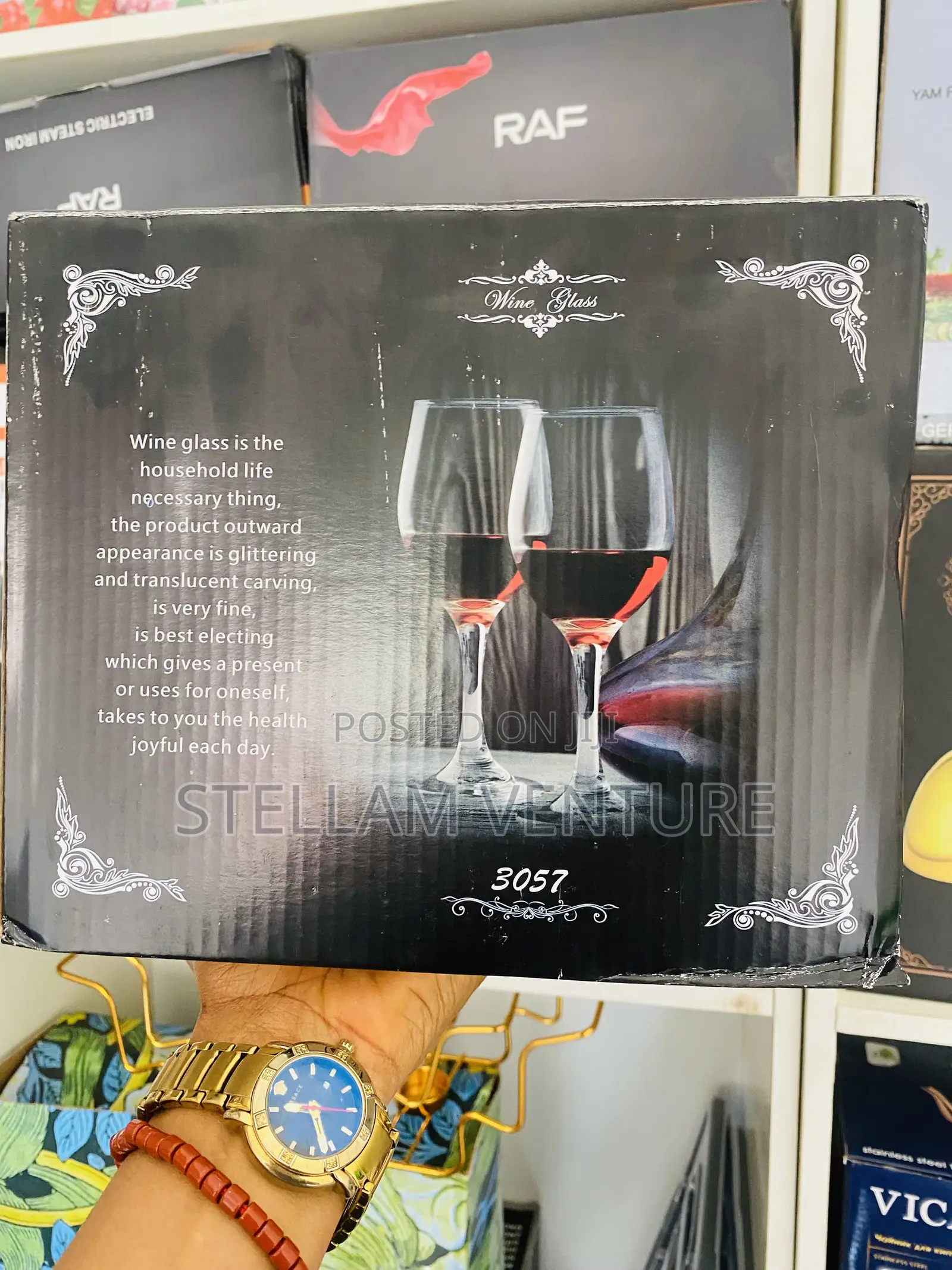 6 Set Multi Color Win Glass Cup