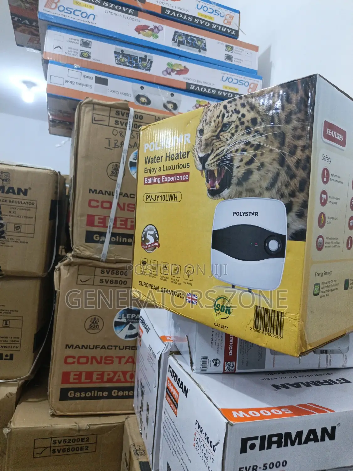 Budget-Friendly Polystar 10l Water Heater Pv-Jy10lwh