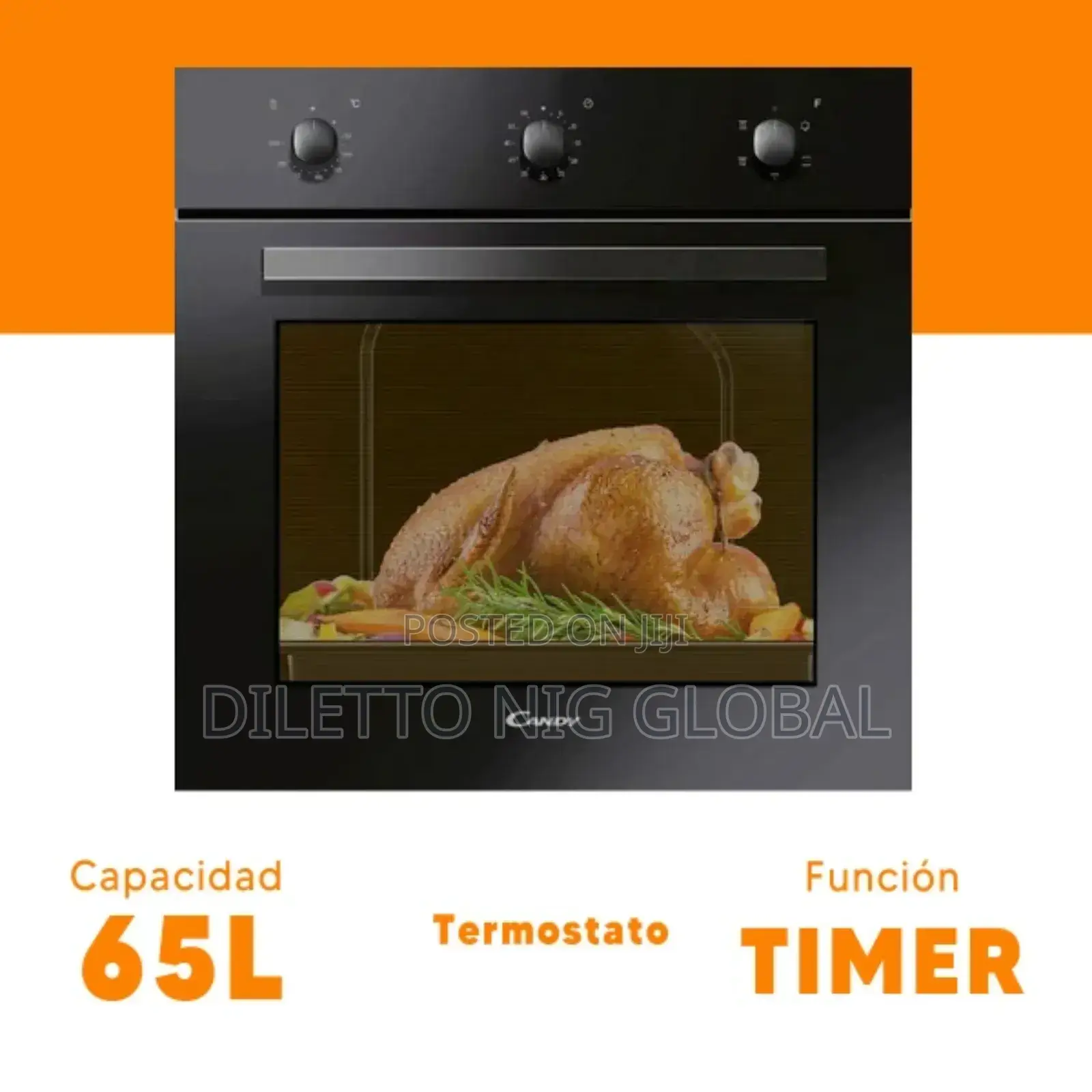 Candy Electric Ventilated Oven, Energy Class A, 65 Litres