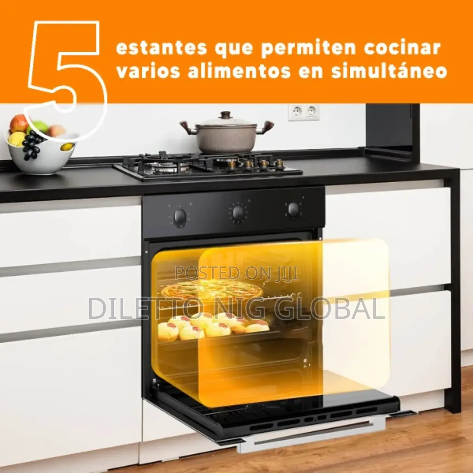 Candy Electric Ventilated Oven, Energy Class A, 65 Litres