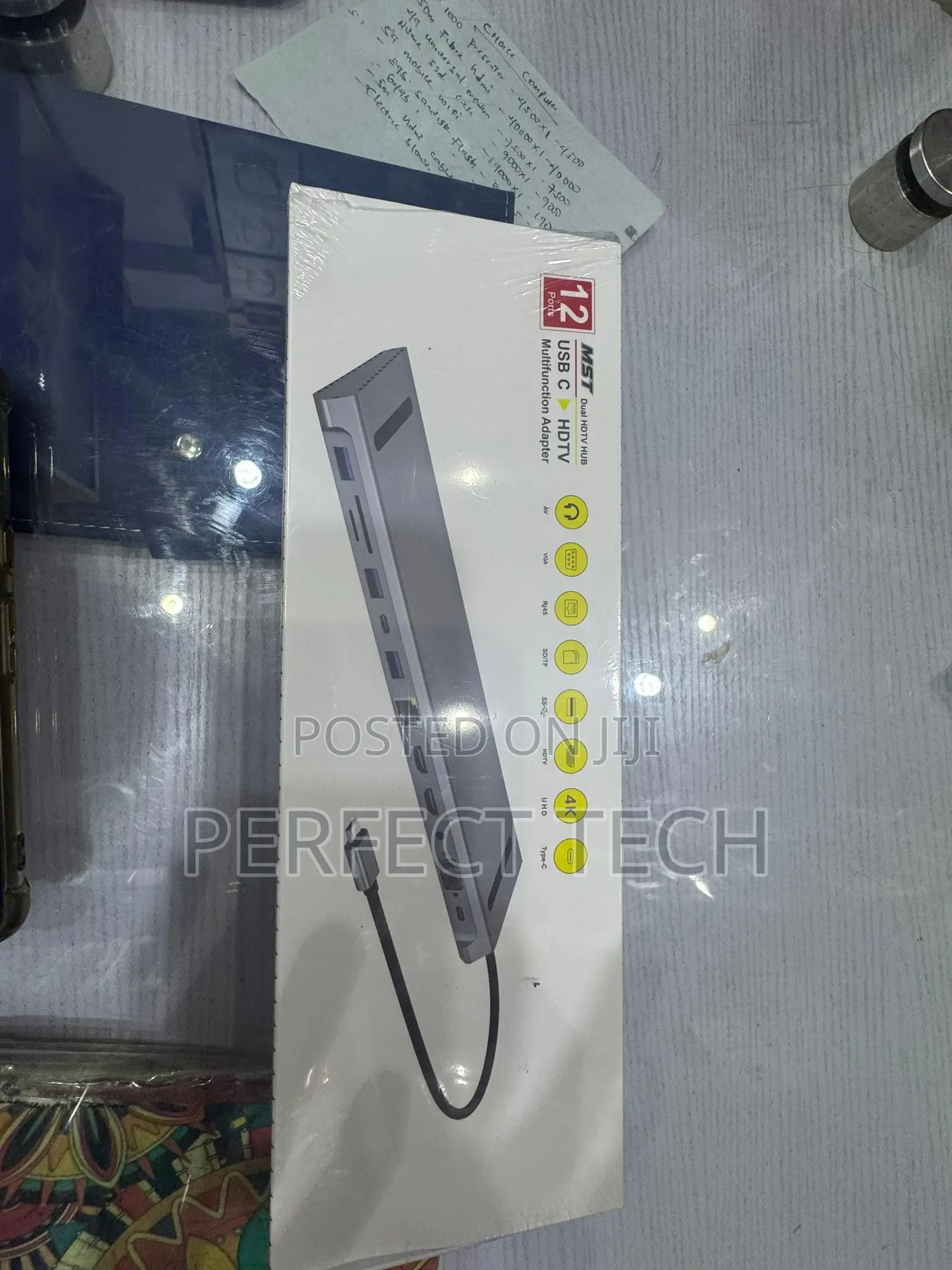 12 Ports Dual Hdmi Hub Usb C Multifunctional Adapter