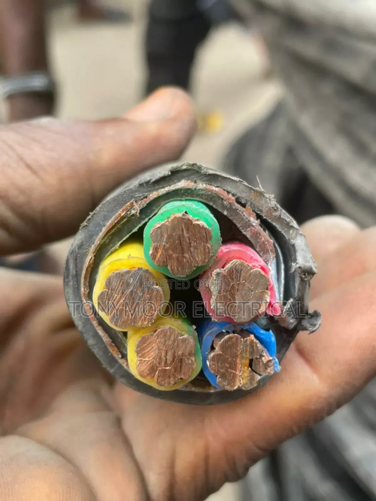 50mmx5 Nigeria Armored PVC Cable