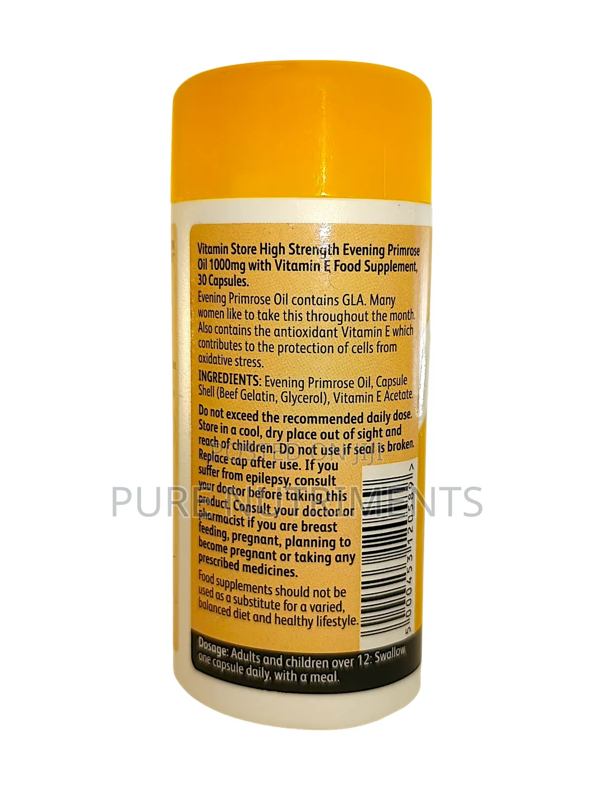 Evening Primrose Oil 1000mg With Vitamin E