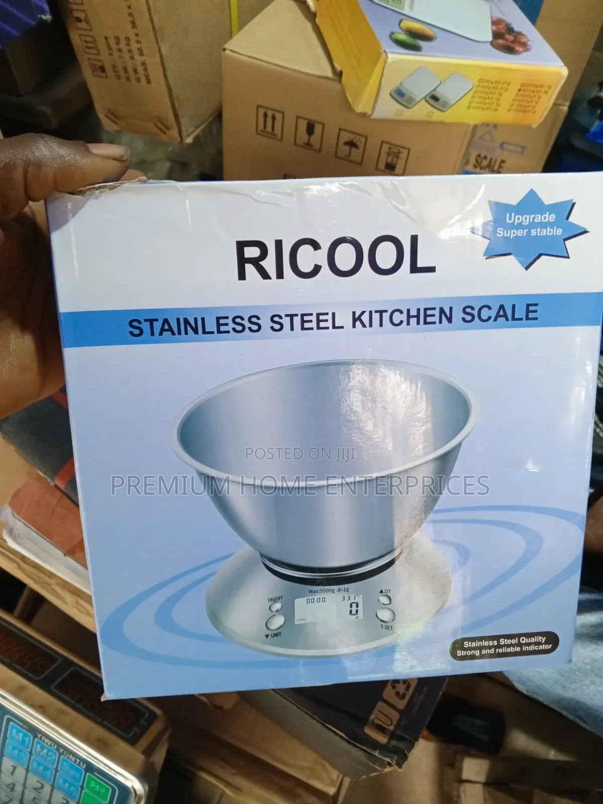 Ricool Stainless Steel Kitchen Scale 5kg