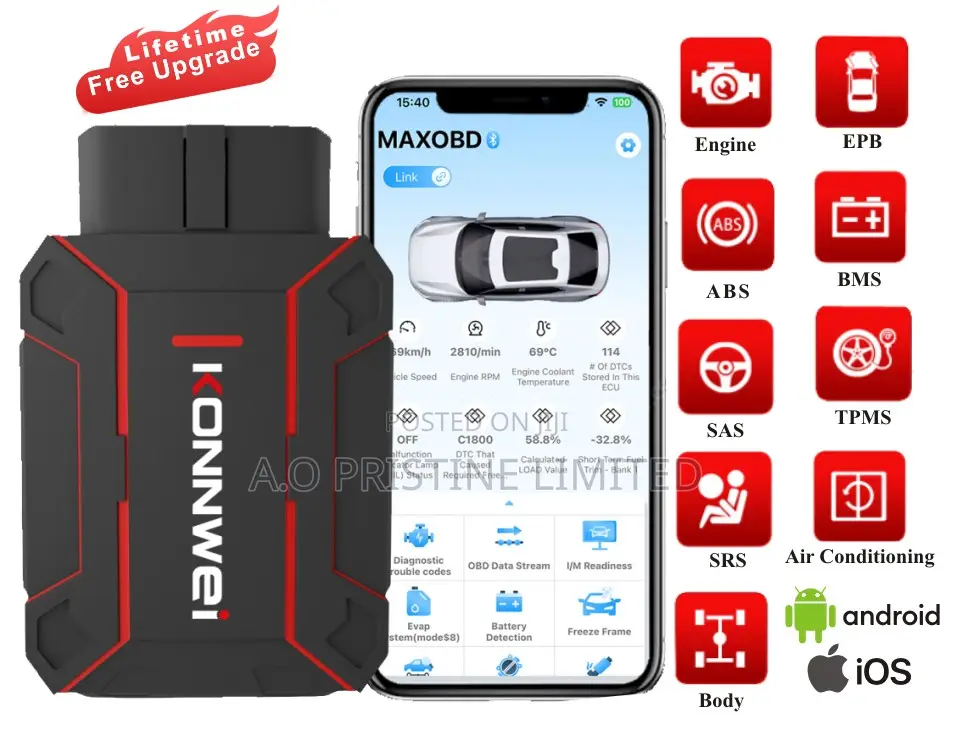Konnwei Max Obd Professional Car Scanner