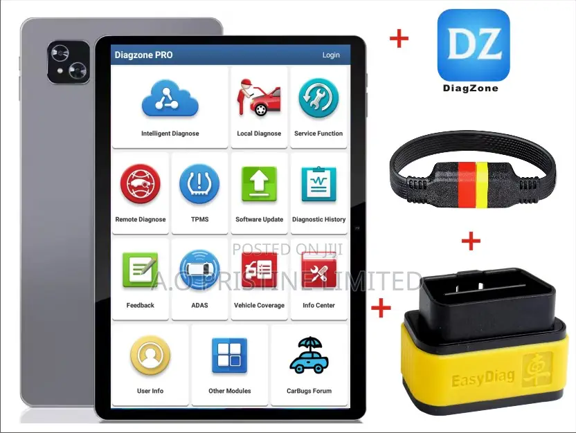 Launch Easydiag for Diagzone Pro With Android Tablet