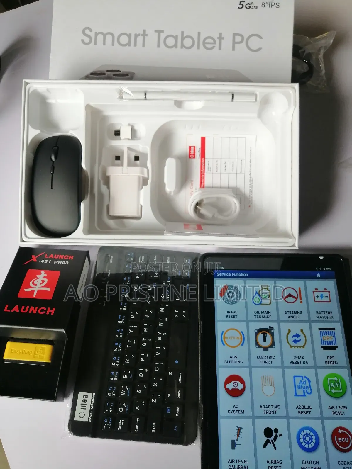 Launch Easydiag for Diagzone Pro With Android Tablet