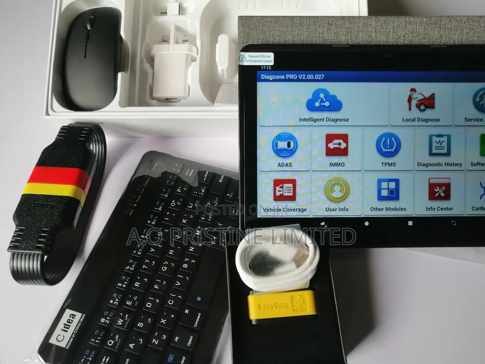 Launch Easydiag for Diagzone Pro With Android Tablet