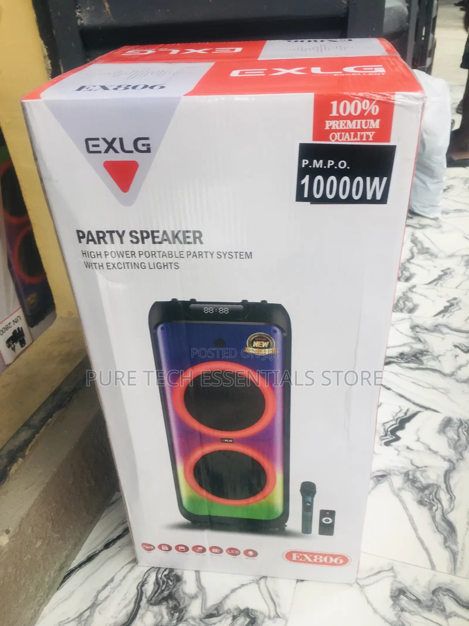 New 10,000watt Exlg Party Speaker