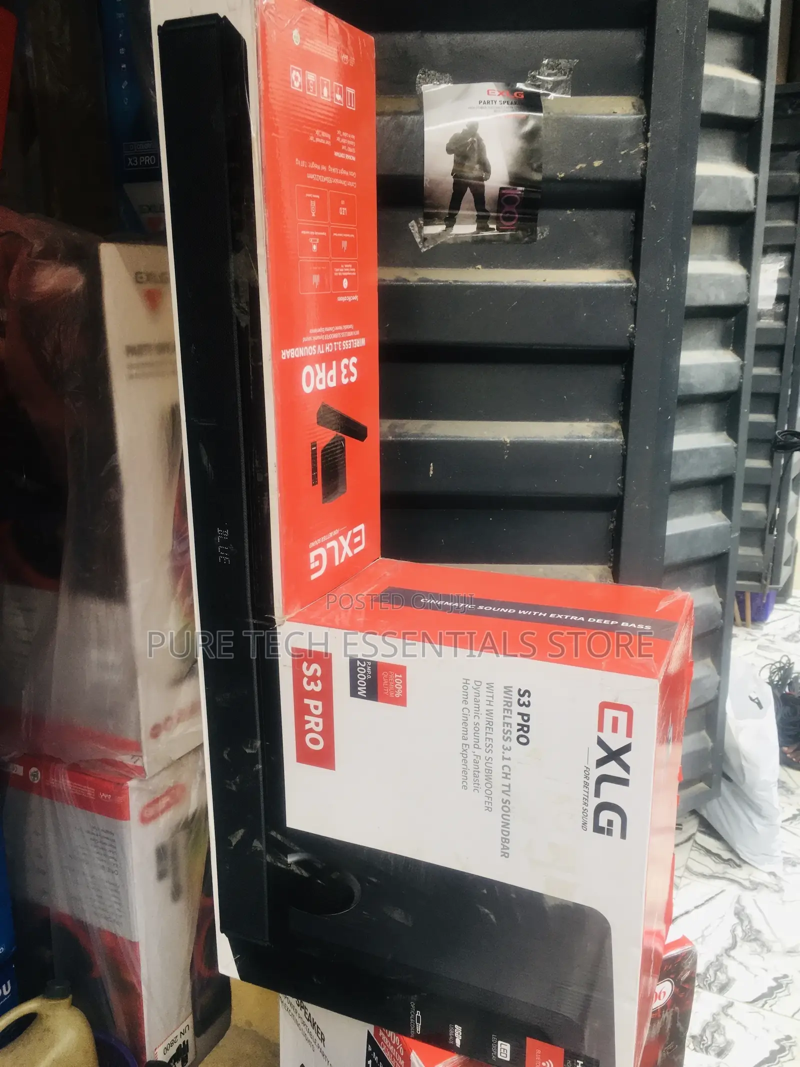 Original Exlg 2000watt Pro5s Soundbar Subwoofer