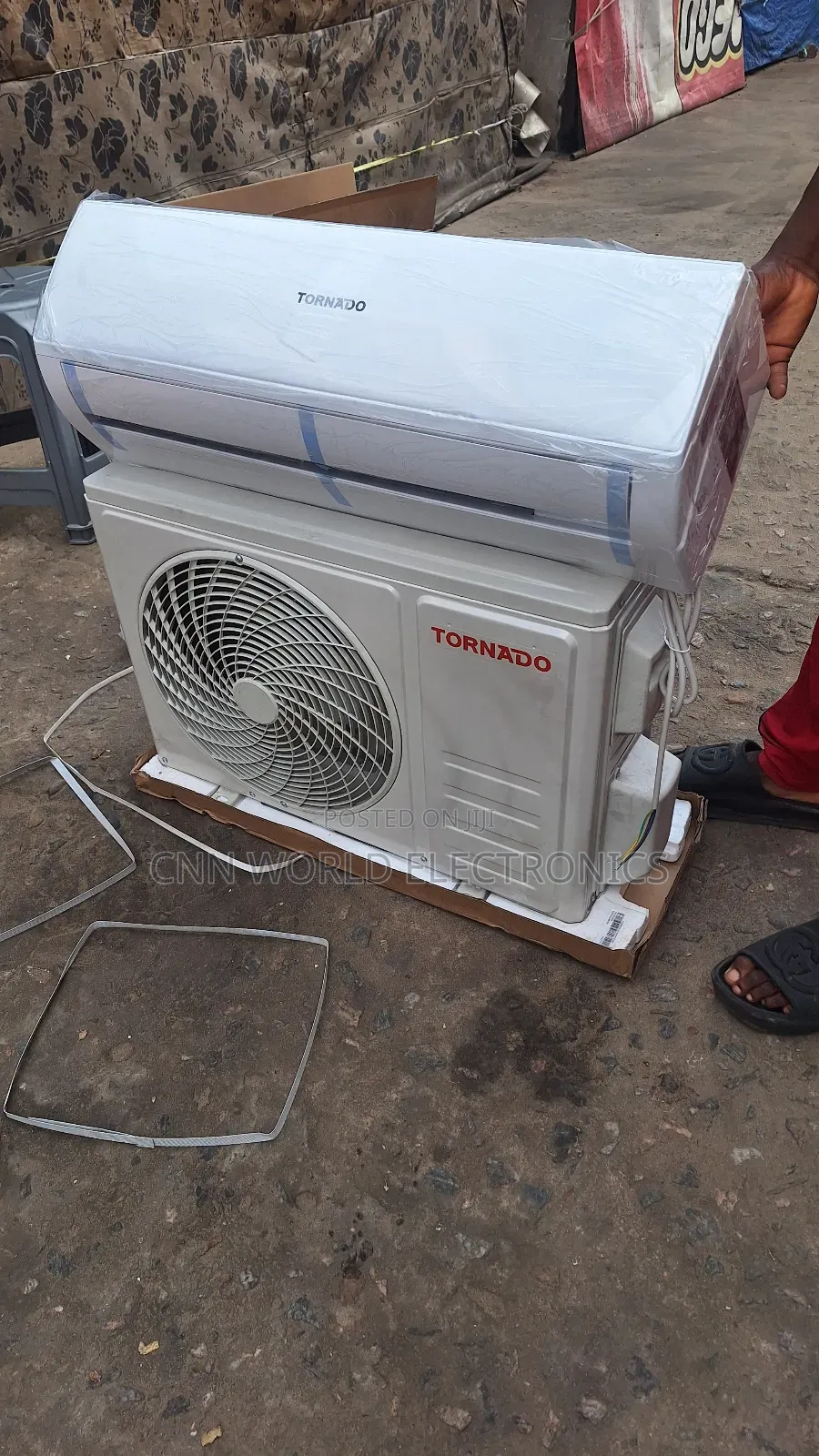 New Tornado 1.5hp Split Ac (Copper) Fast Cooling Warranty