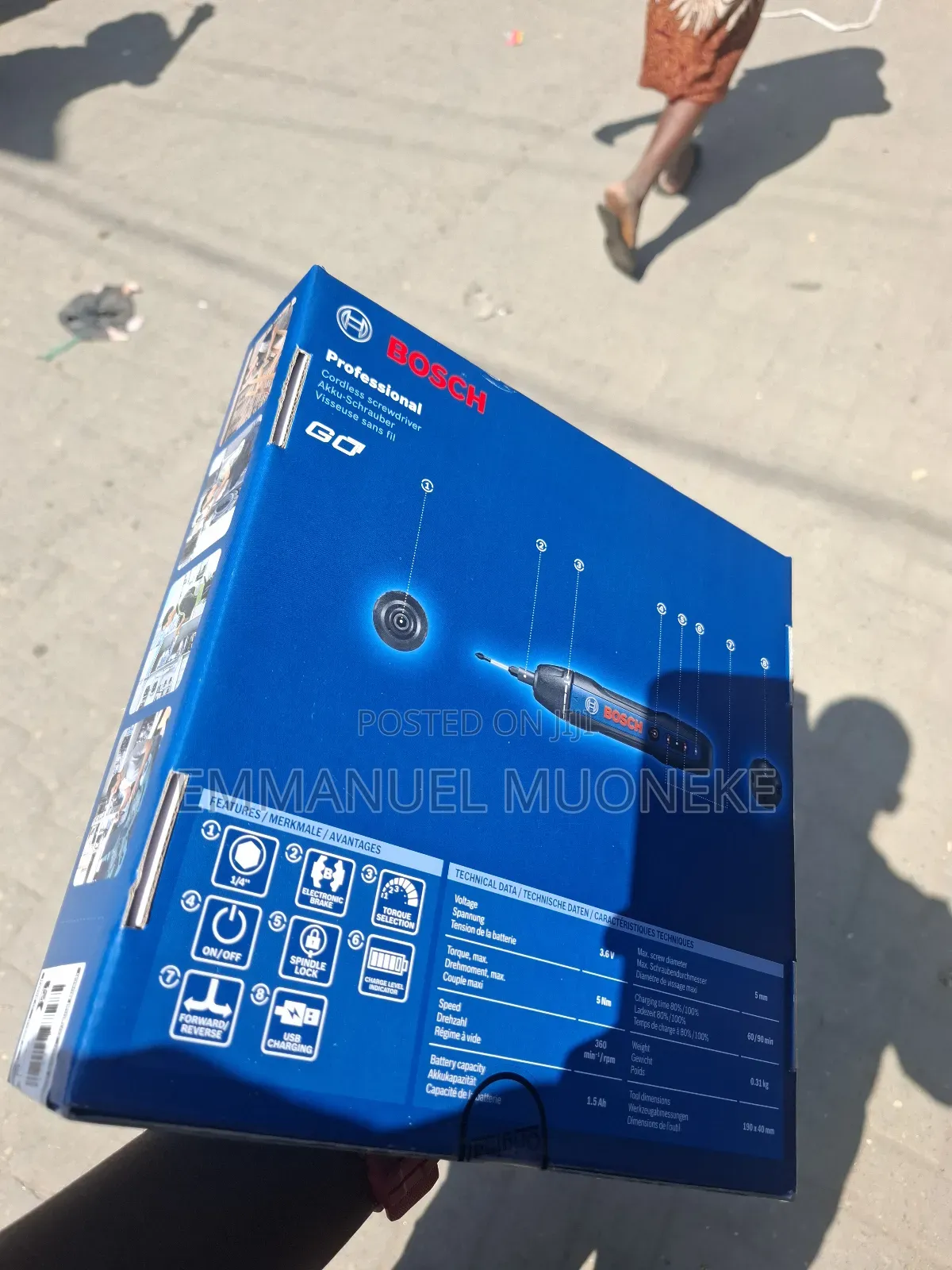Original Bosch Go Srew Electric Screwdriver