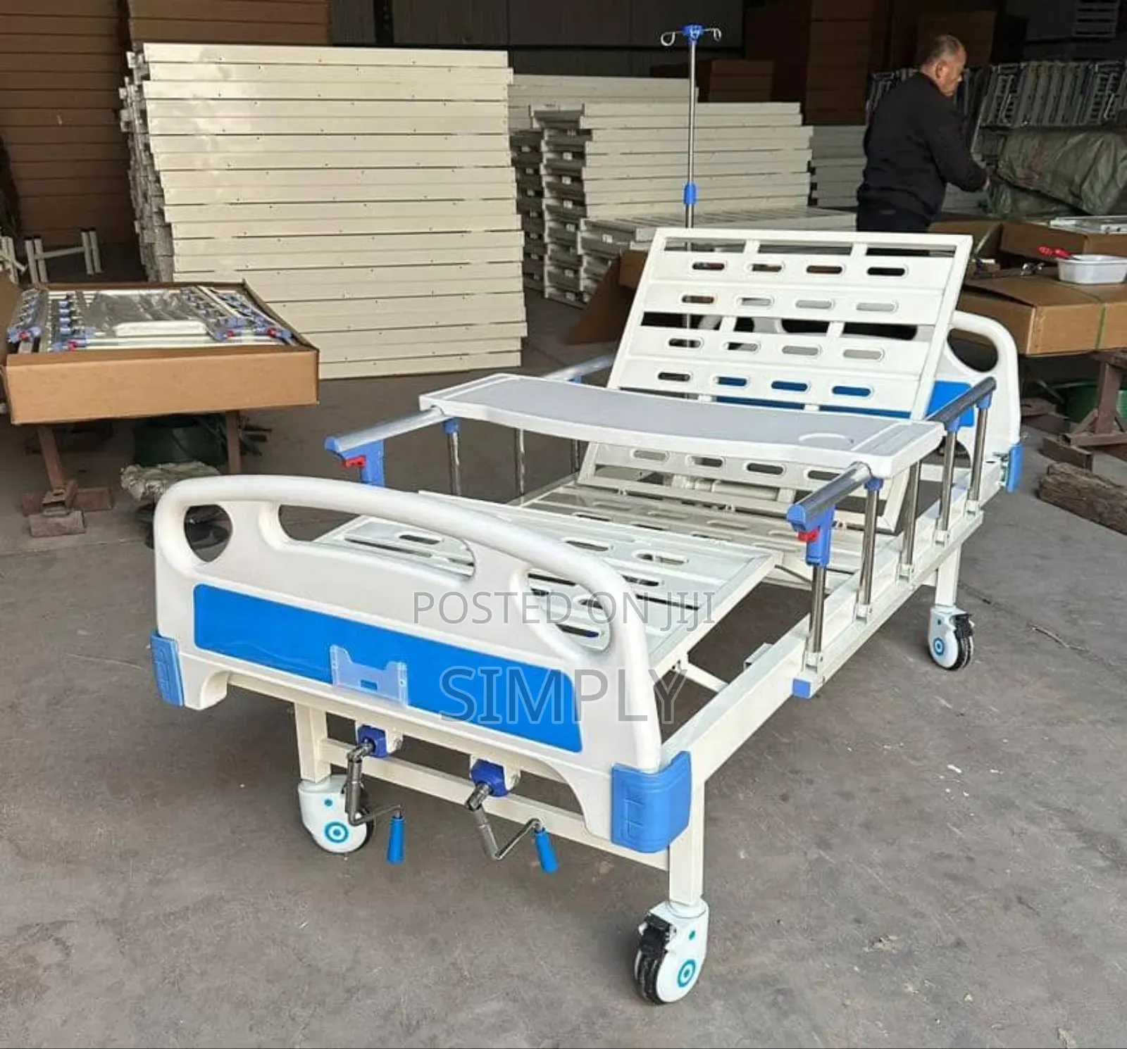 Double Crank Hospital Bed