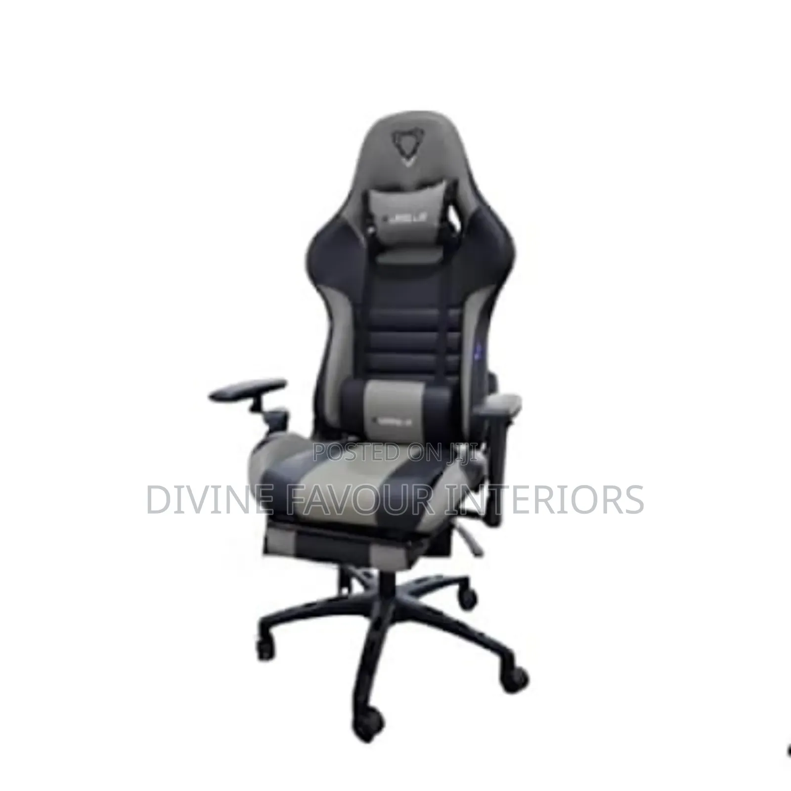 Furgle Gaming Ergonomic Chair - Black Gray