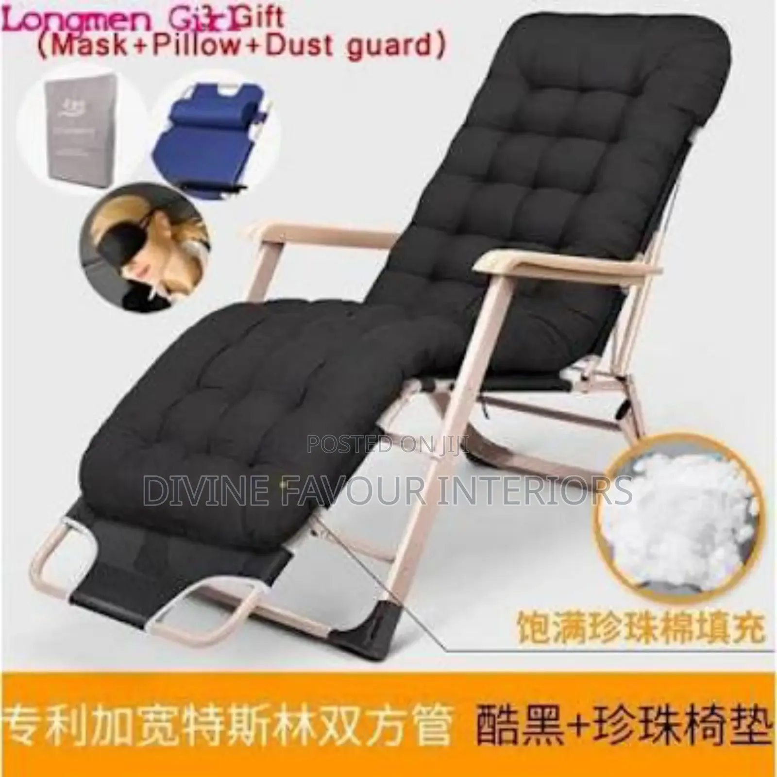 Camping Multifunction Recliner Outdoor Relaxing Chair
