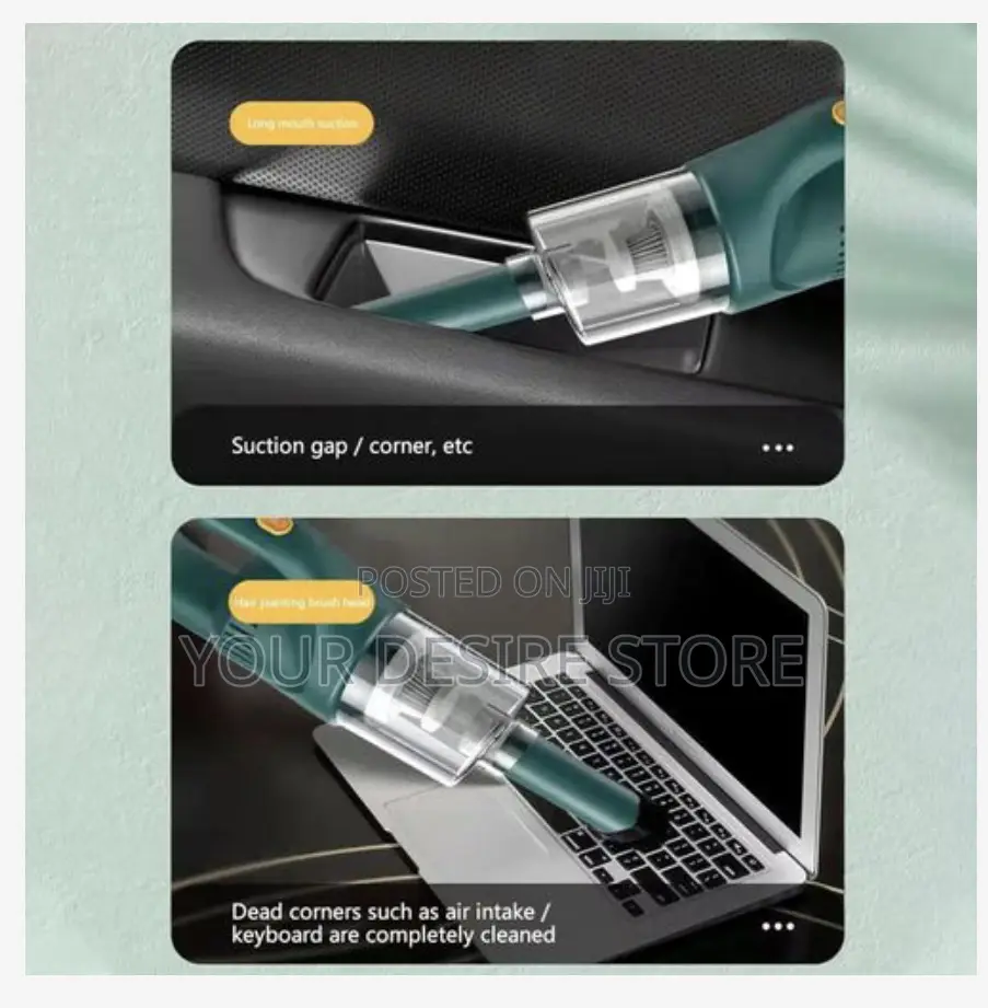 Cordless Extended Flat Nozzle Rechargeable Vacuum Cleaner