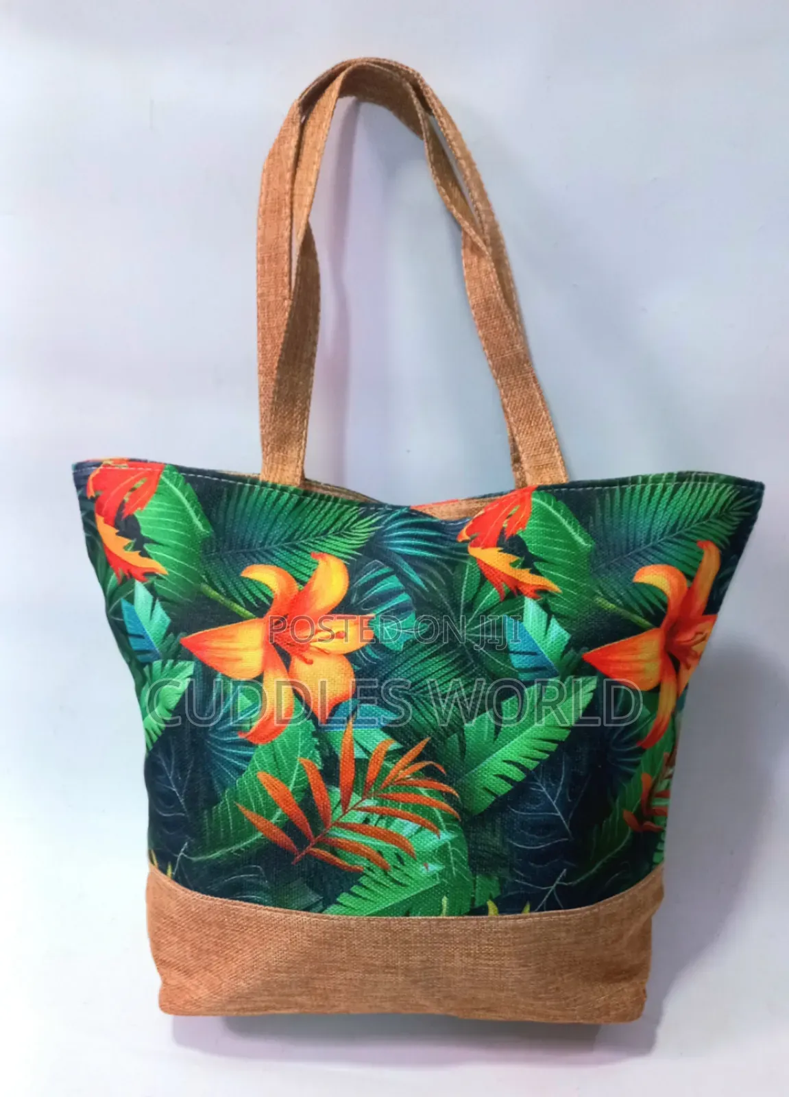 Ladies Flowery Pattern Tote Bag