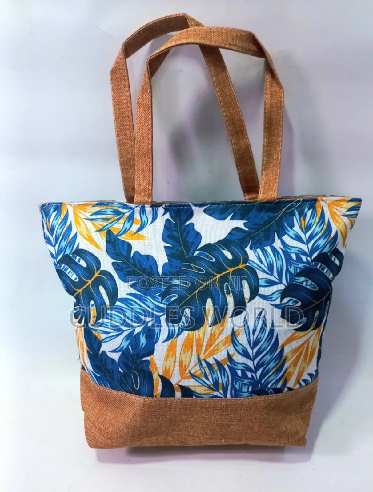Ladies Flowery Pattern Tote Bag