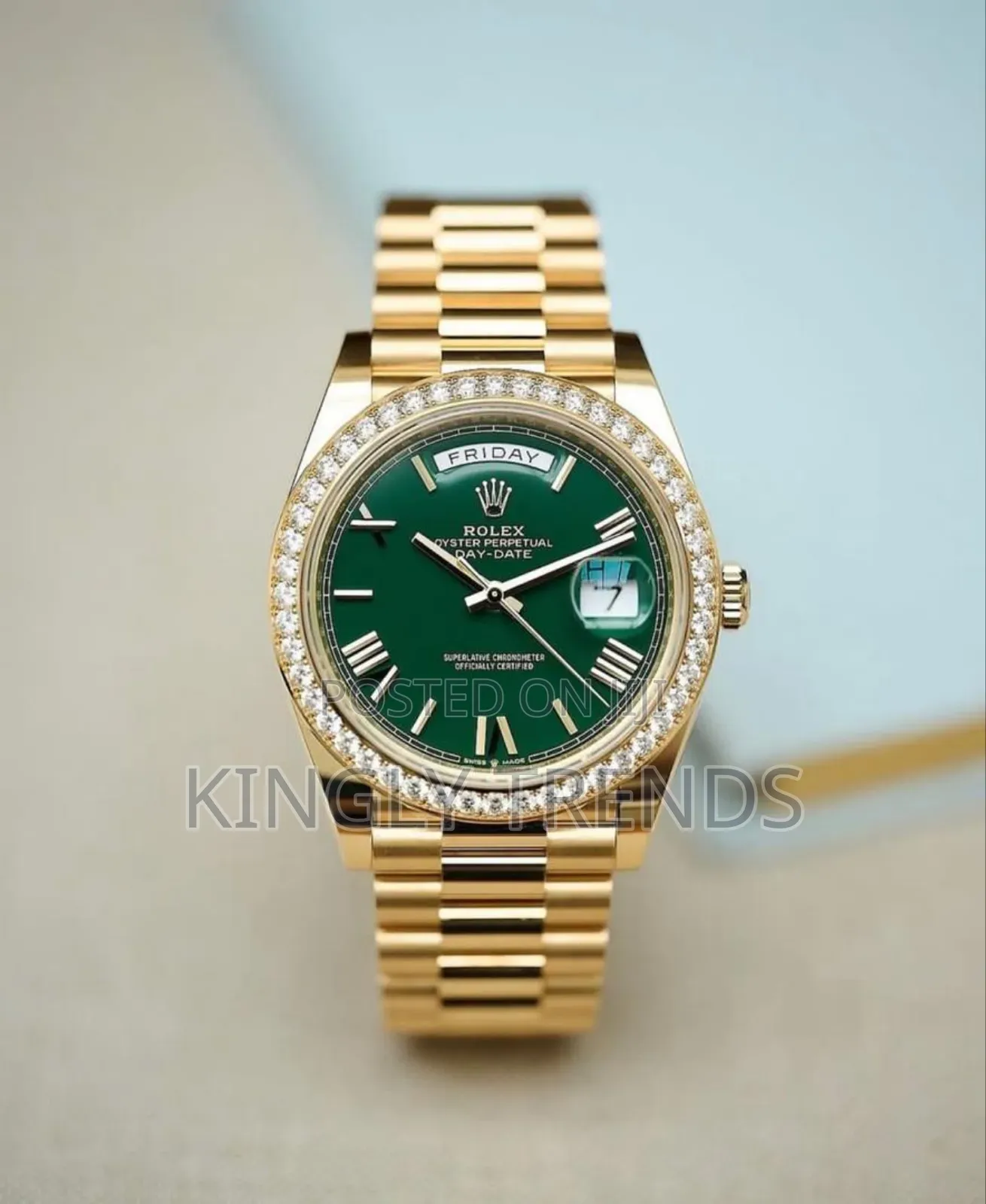 Luxury Rolex Day Date Automatic Engine Wristwatch