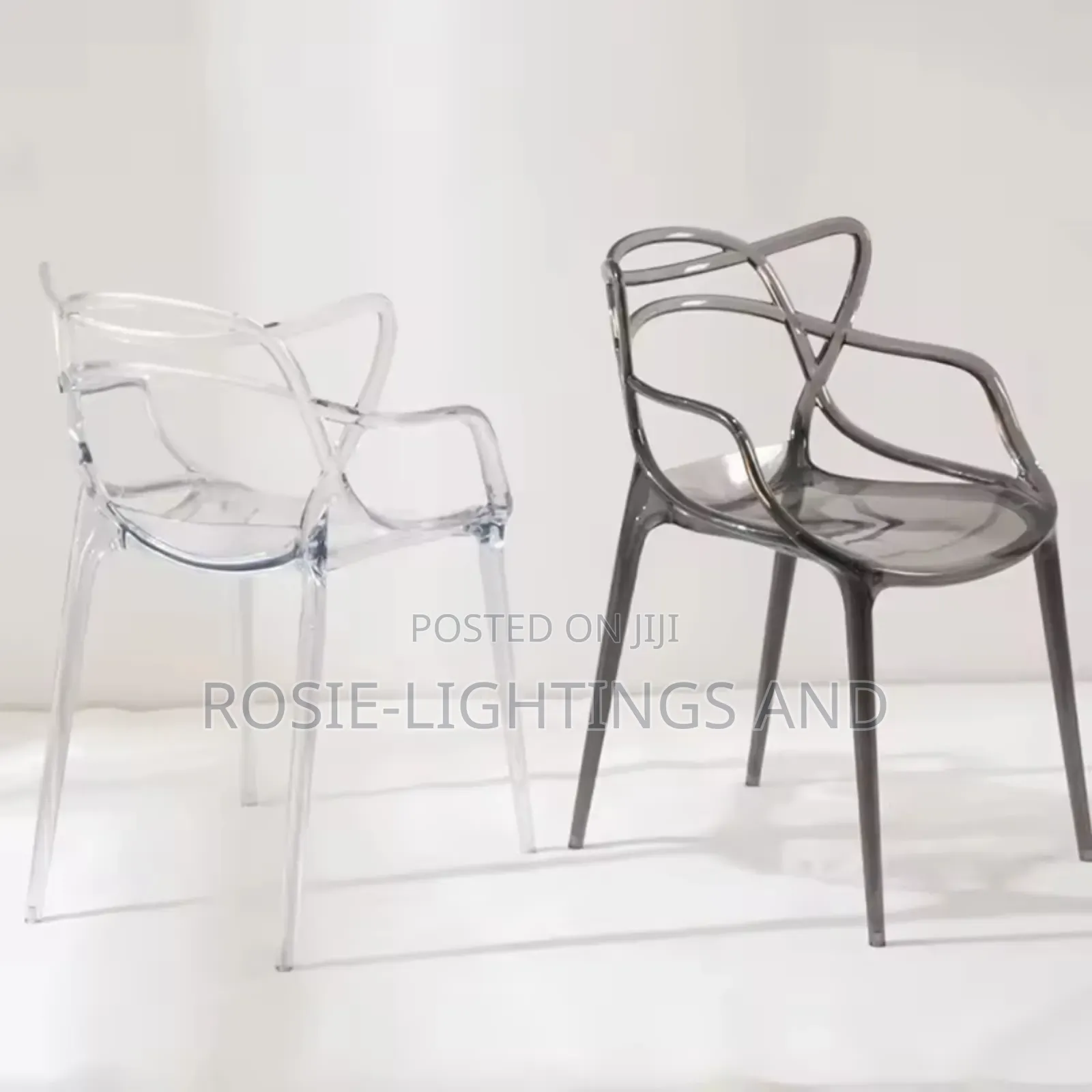 Nordic Transparent Crystal Dinning Chair
