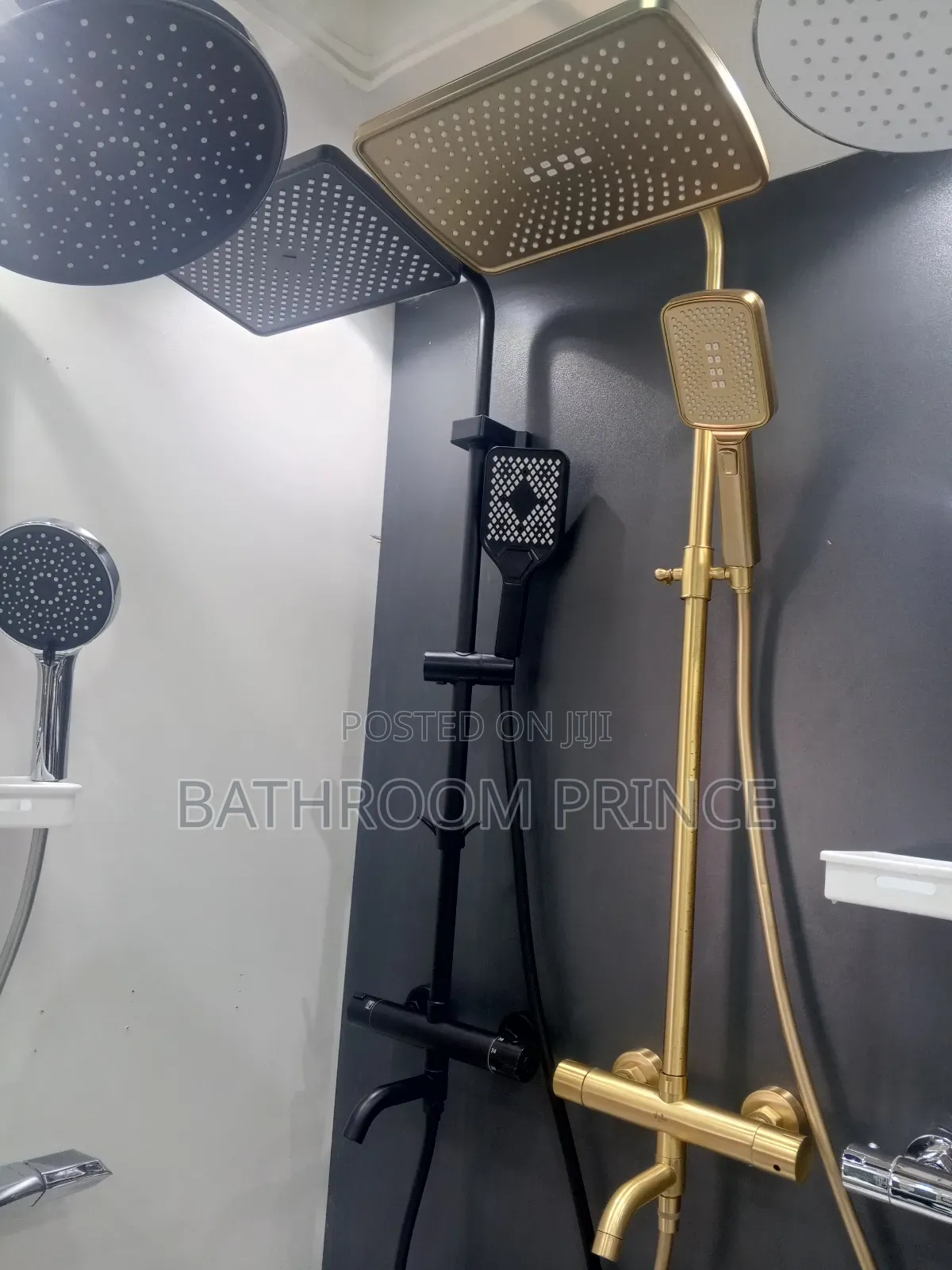 Gold Shower Mixer