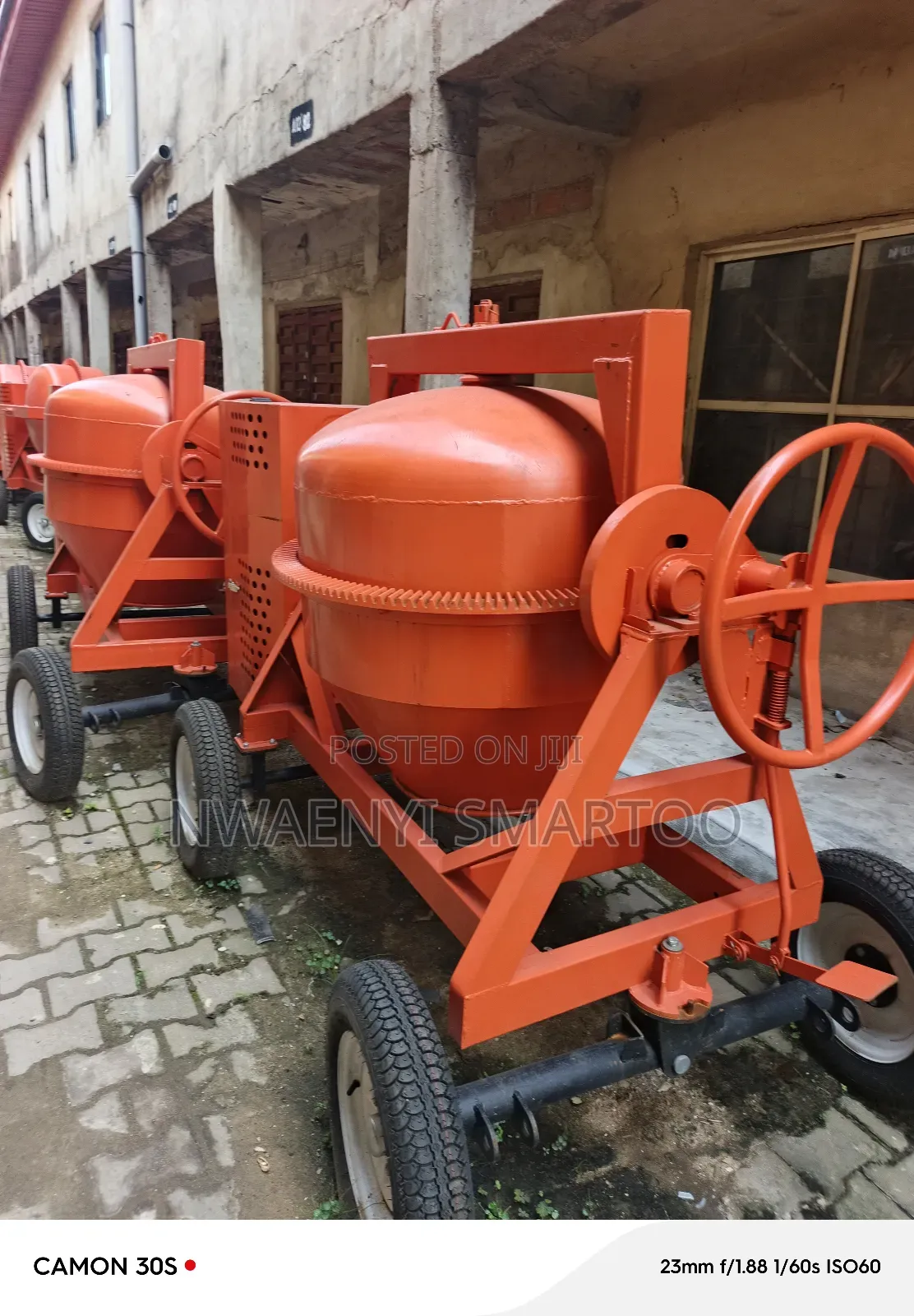 Concrete Mixer Machine 600litres Water Cooler