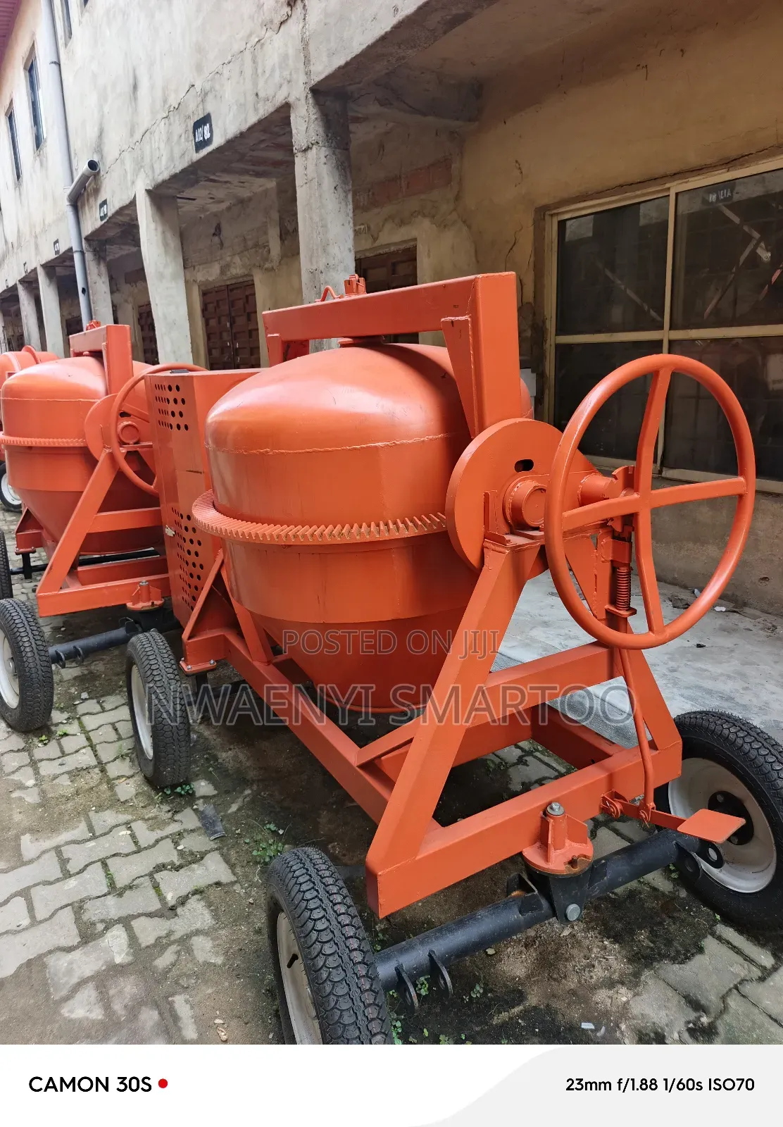 Concrete Mixer Machine 600litres Water Cooler