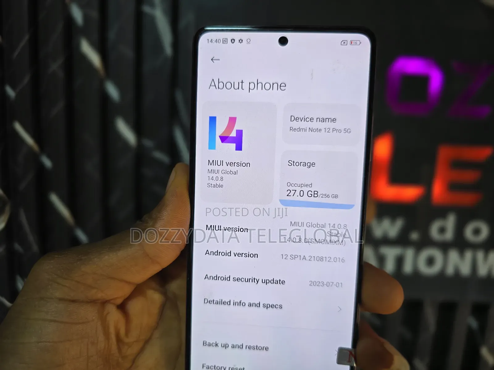 Xiaomi Redmi Note 12 Pro 5G 256 GB