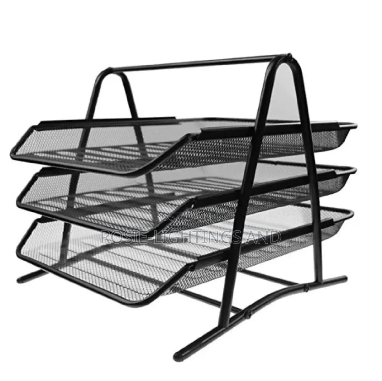 3 Tier Office Metal Desk Organizer