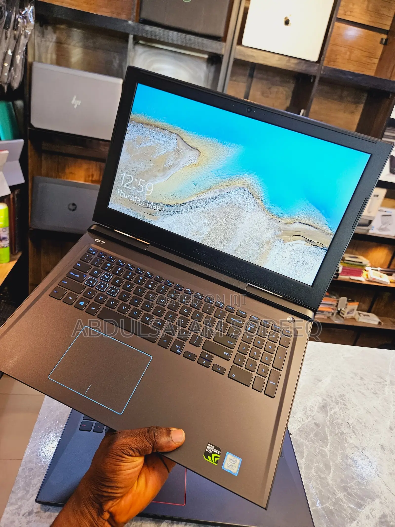 Laptop Dell G7 15 7590 16GB Intel Core I7 SSD 512GB