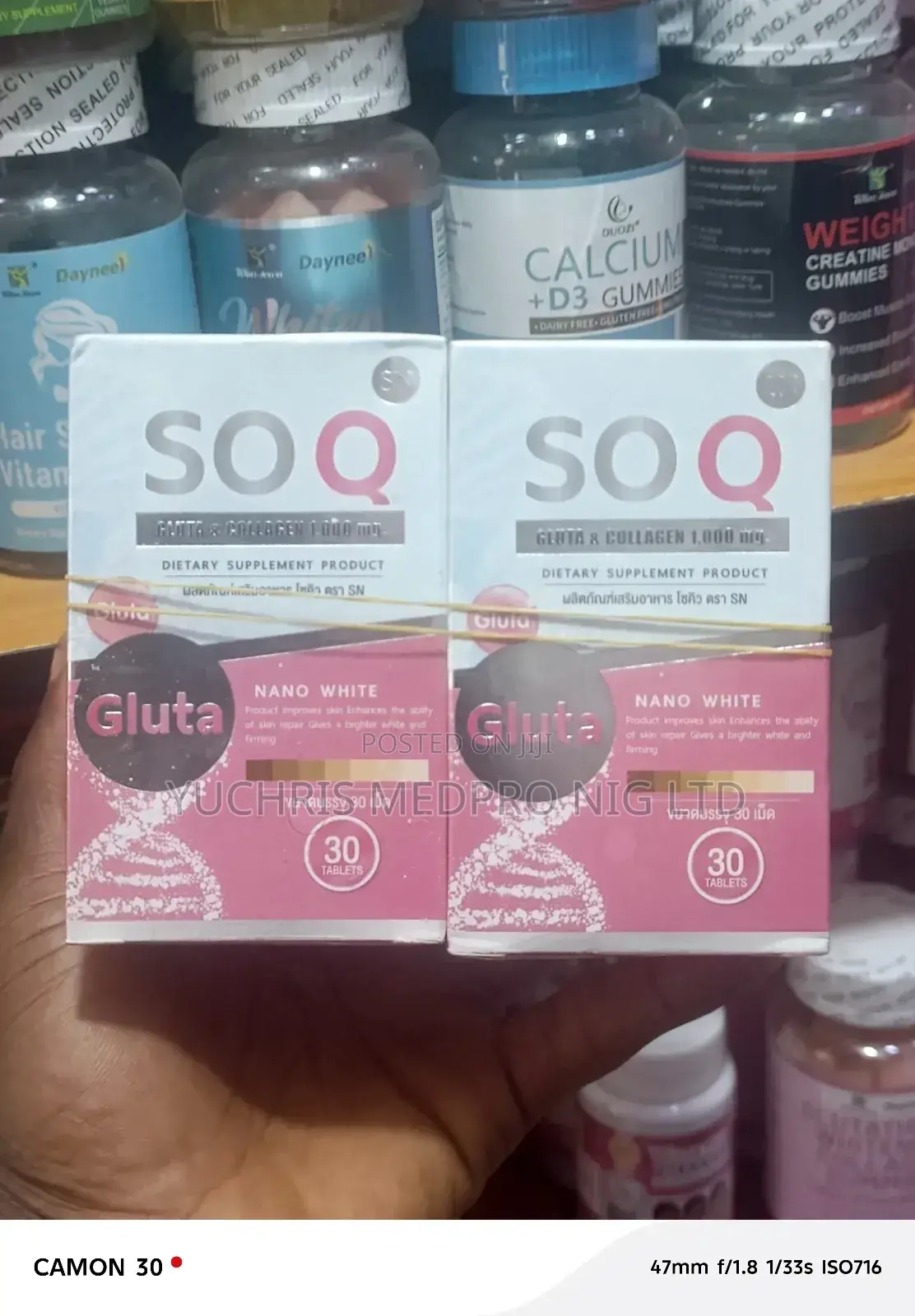 Soq Gluta Collagen 1000mg