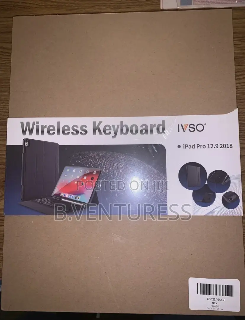 Ivso Wireless Magnetic Bluetooth Keyboard Case for iPad