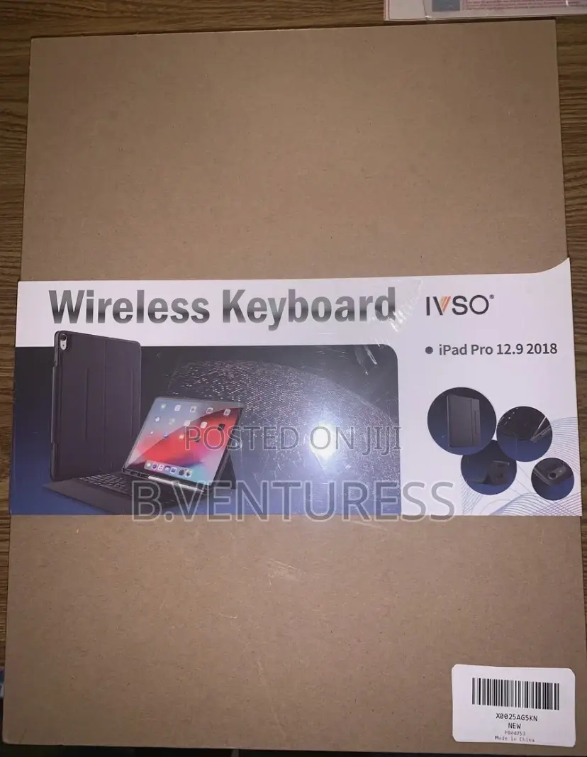 Ivso Wireless Magnetic Bluetooth Keyboard Case for iPad