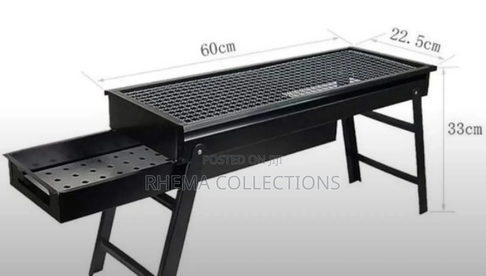 Charcoal Indoor/Outdoor Barbeque Grill With Drawer