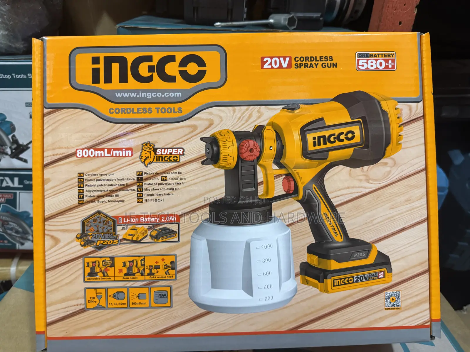 Ingco 20v Cordless Plug & Spray