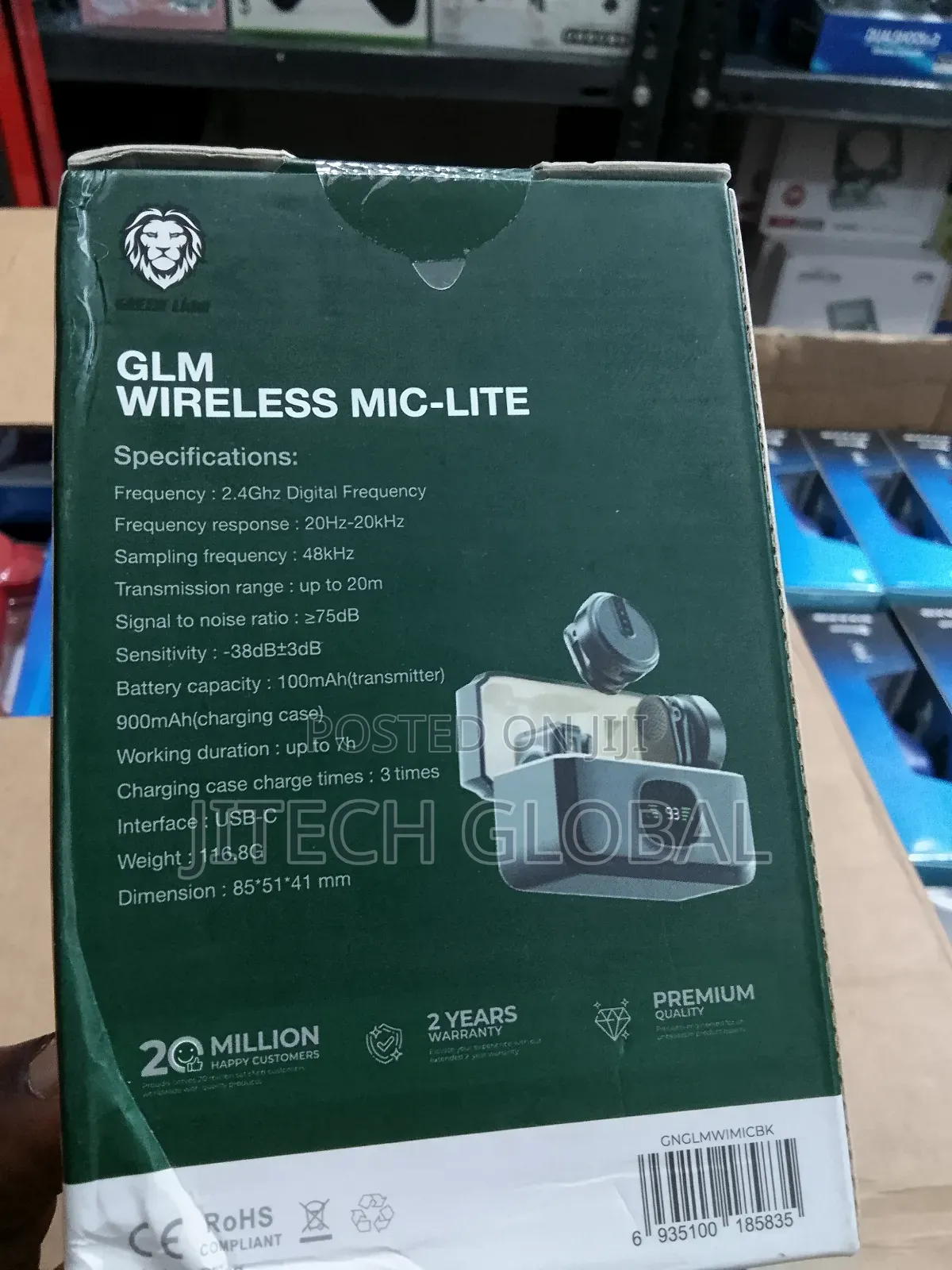 Green Lion GLM-Wireless Mic Lite Noise Cancellation