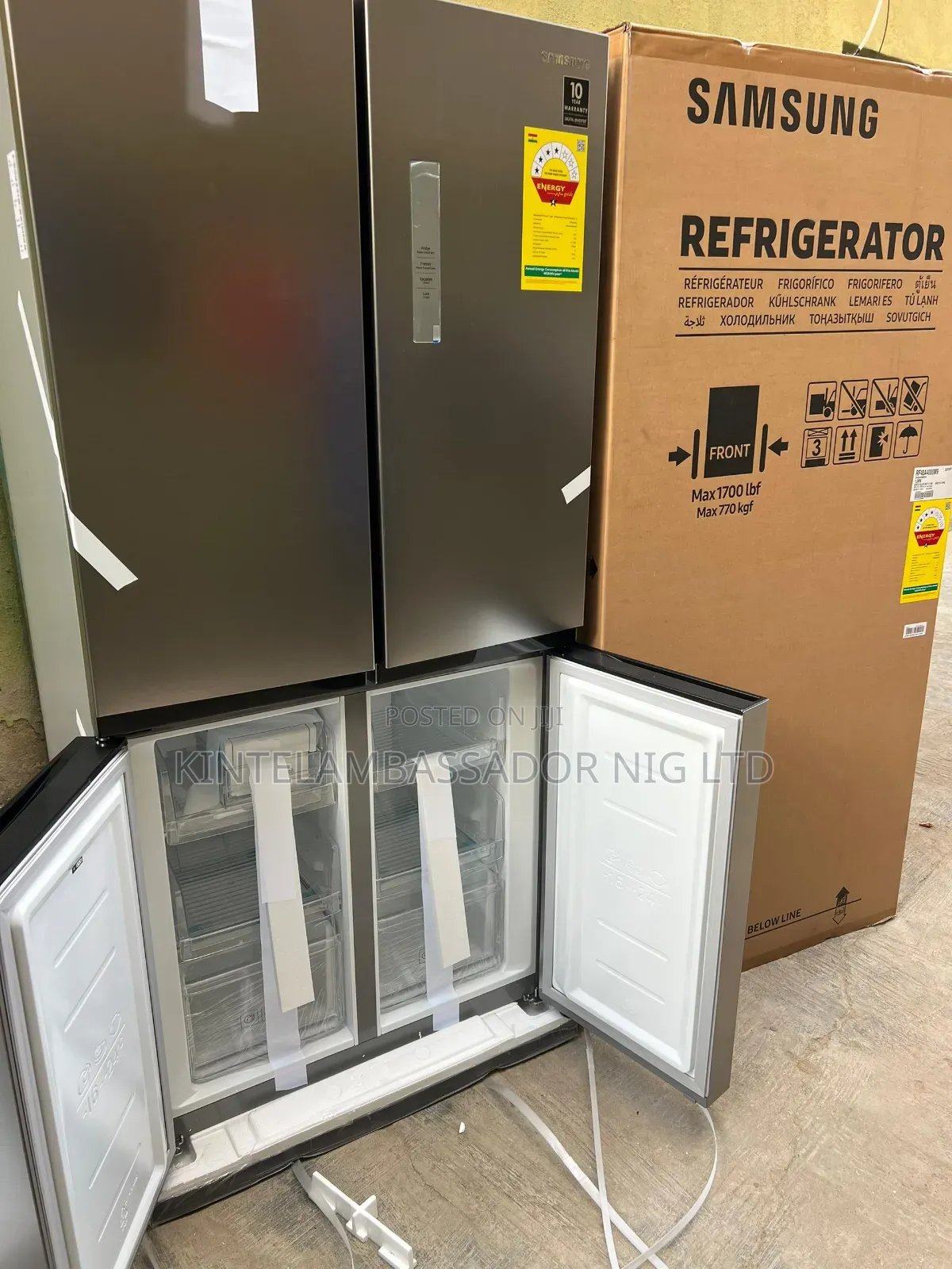 Ssmsung Side by Side Refrigerator-Rf48a4000ms