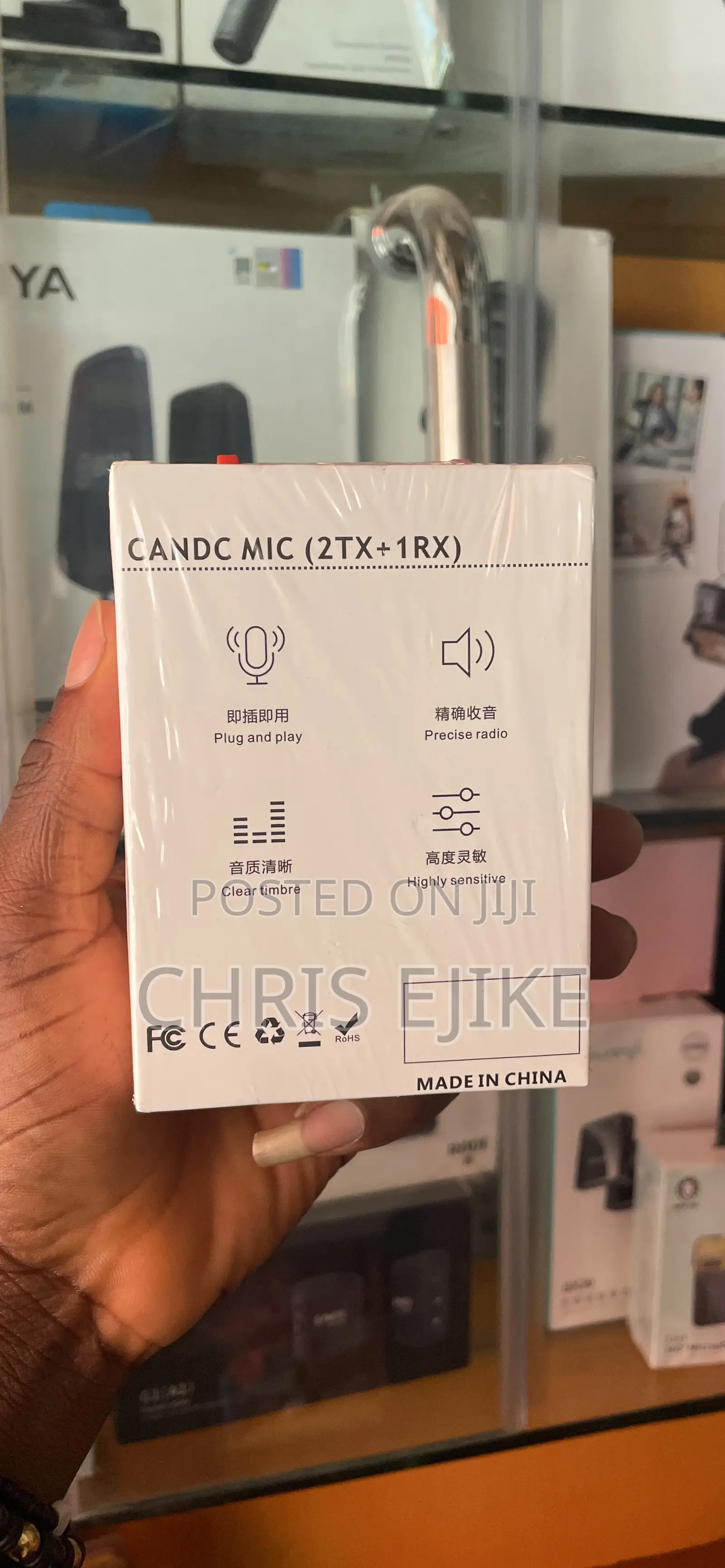 Candc Dm-M4 Wireless Microphone Dual-Microphone Candc Dc-M4