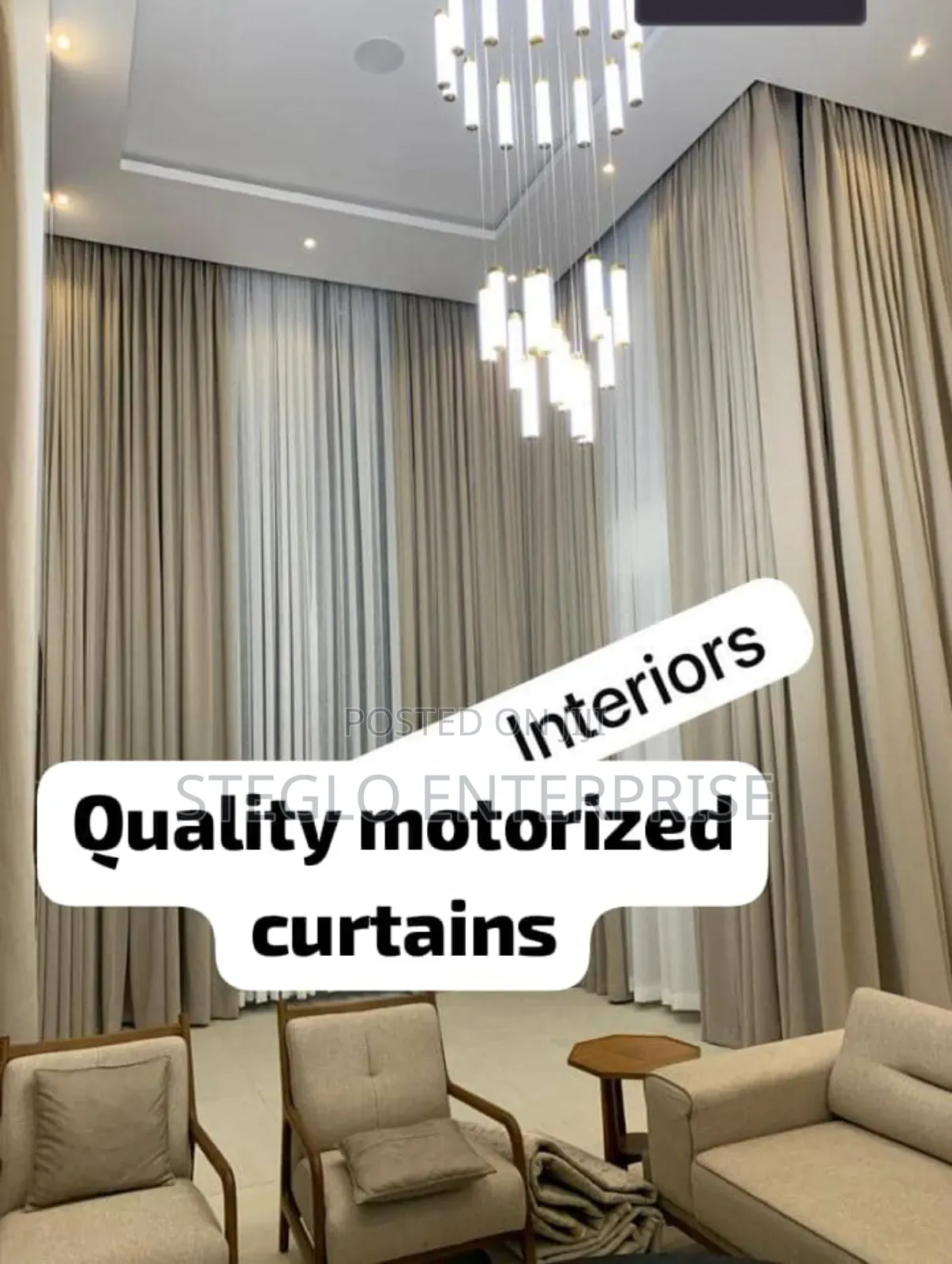 Available to Travel for Manual/Automated Turkish Curtains