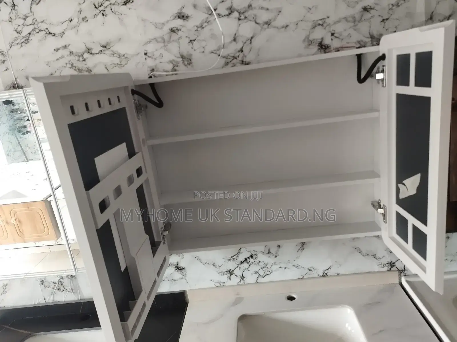 Original PVC Cabinet With Mirror Light