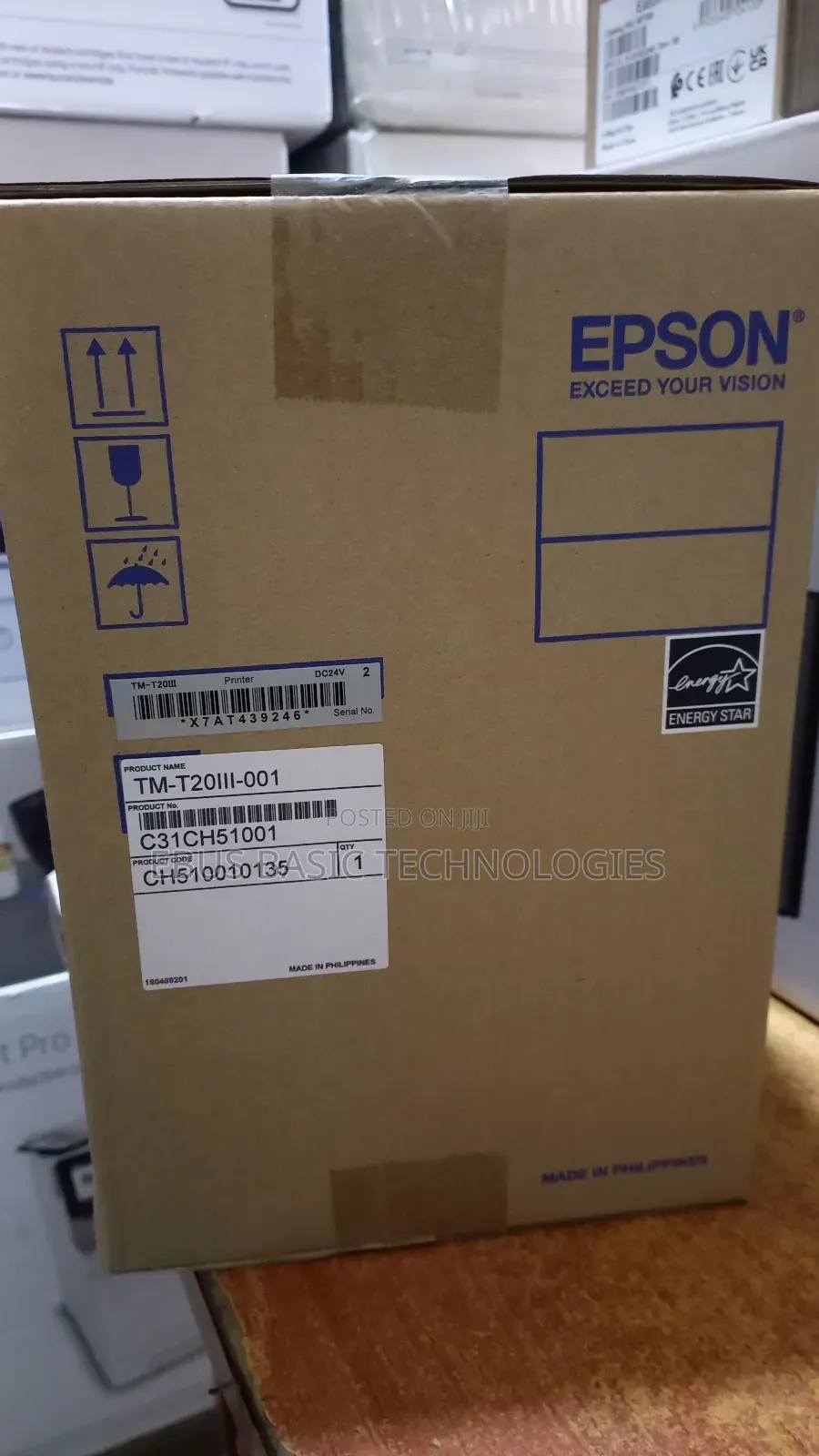 Epson Tm-T20iii Thermal Receipt Printer